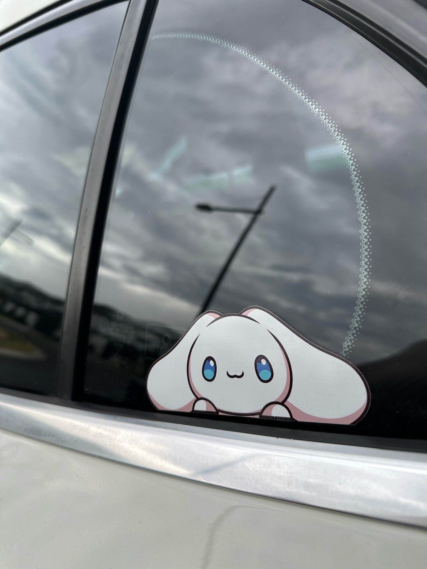 Cute Cinnamoroll Car Window Peeker UV DTF Sticker
