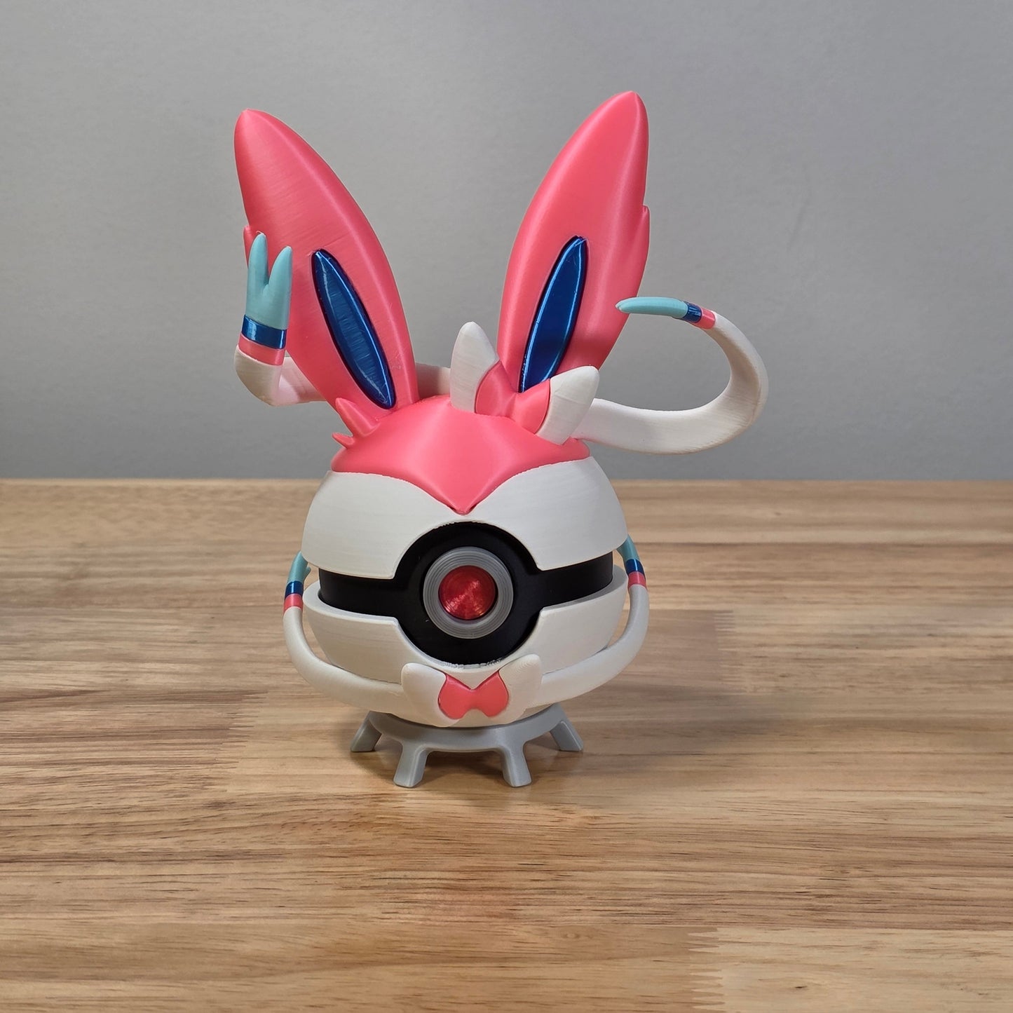 Sylveon Poke Ball | 3D Printed Display Ball