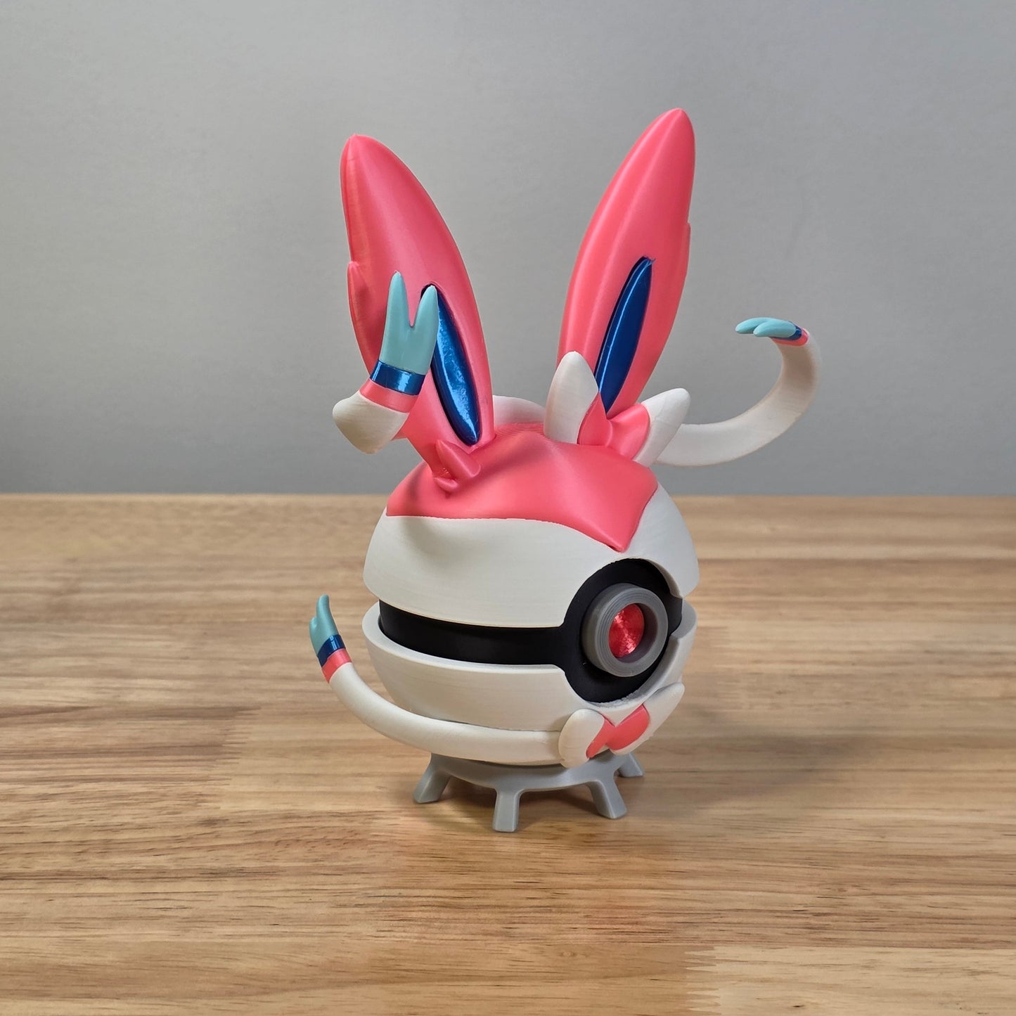 Sylveon Poke Ball | 3D Printed Display Ball