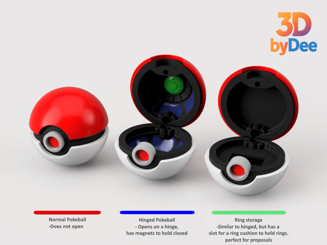 Lunala Poke Ball | 3D Printed Display Ball