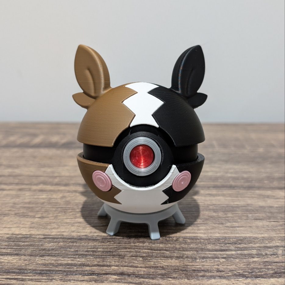 Morpeko Poke Ball | 3D Printed Display Ball