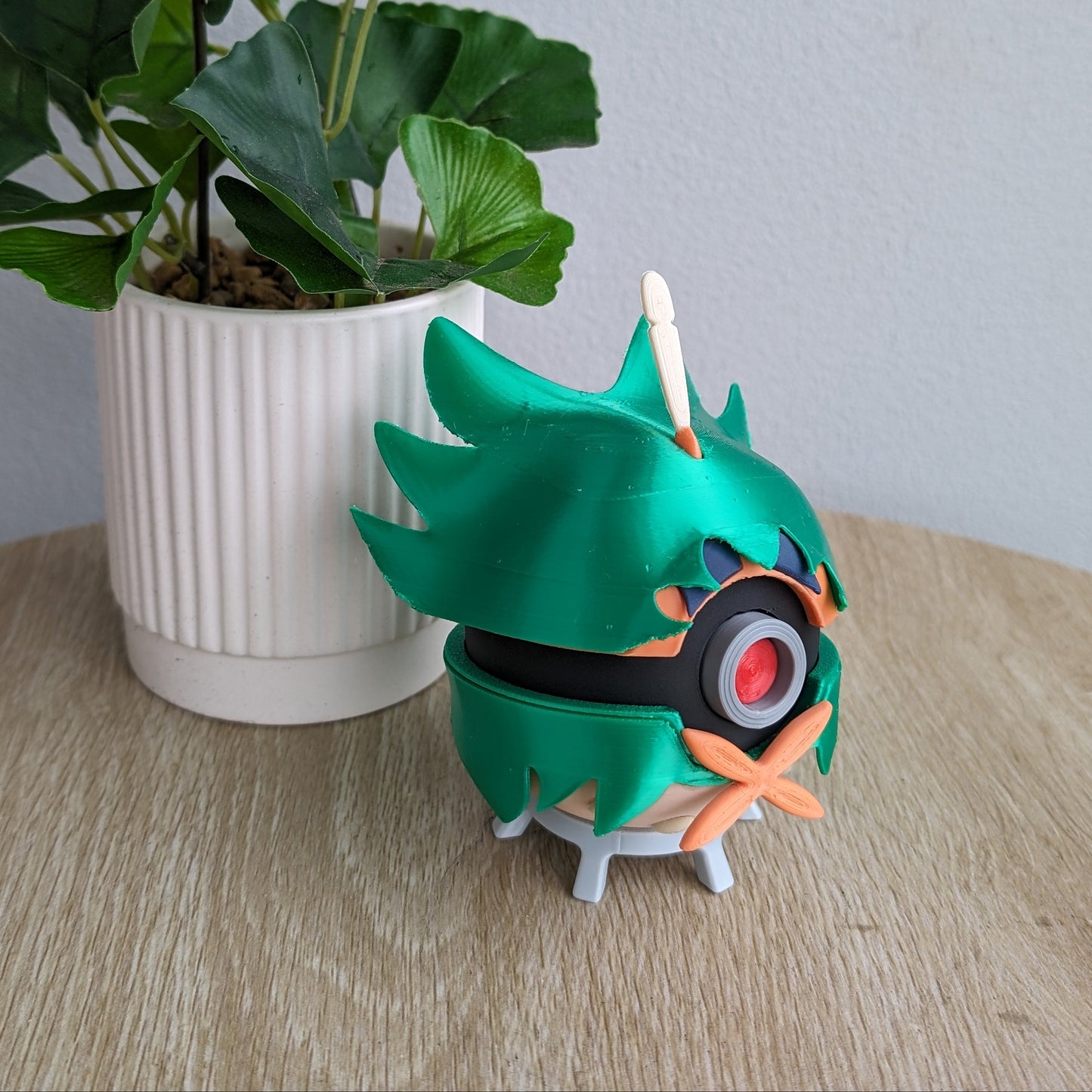 Decidueye Poke Ball | 3D Printed Display Ball