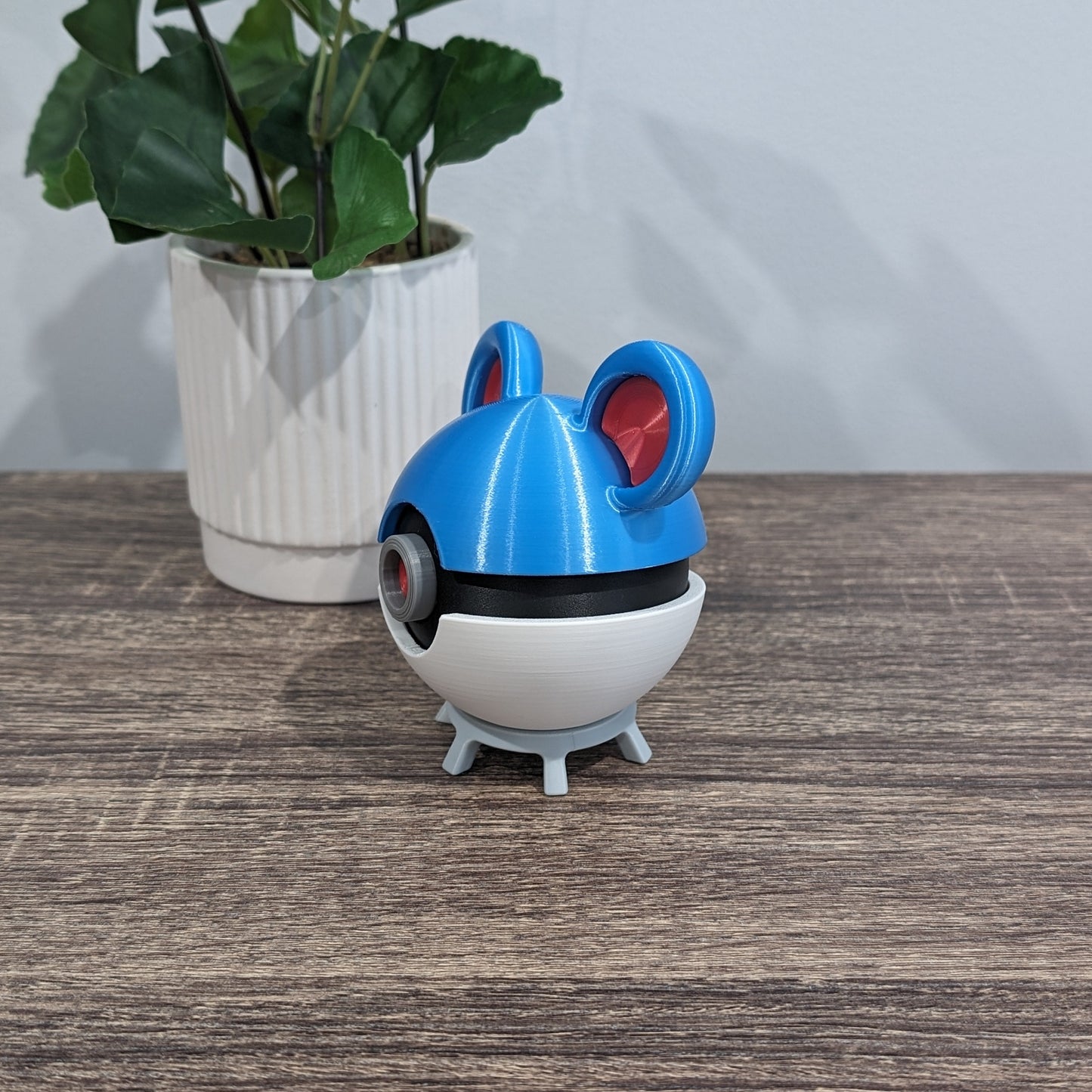 Marill Poke Ball | 3D Printed Display Ball