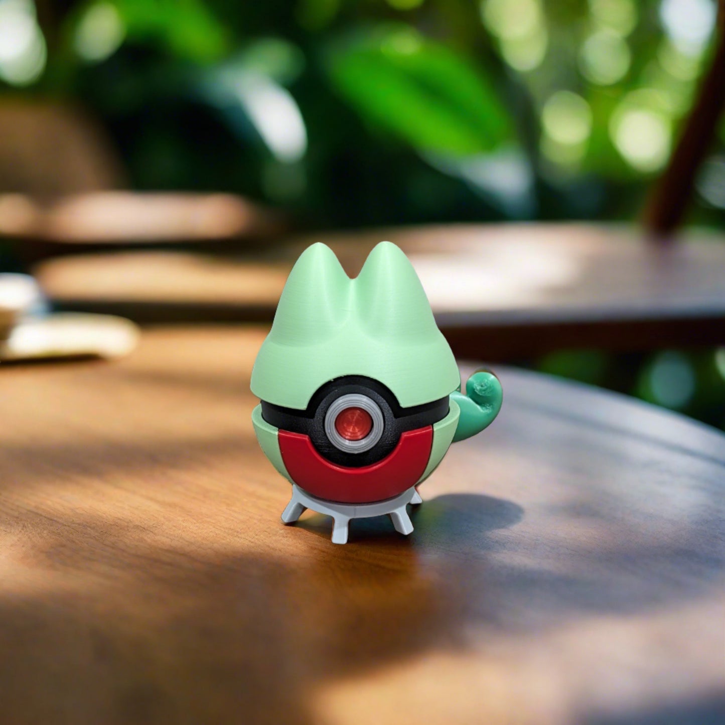 Treecko Poke Ball | 3D Printed Display Ball