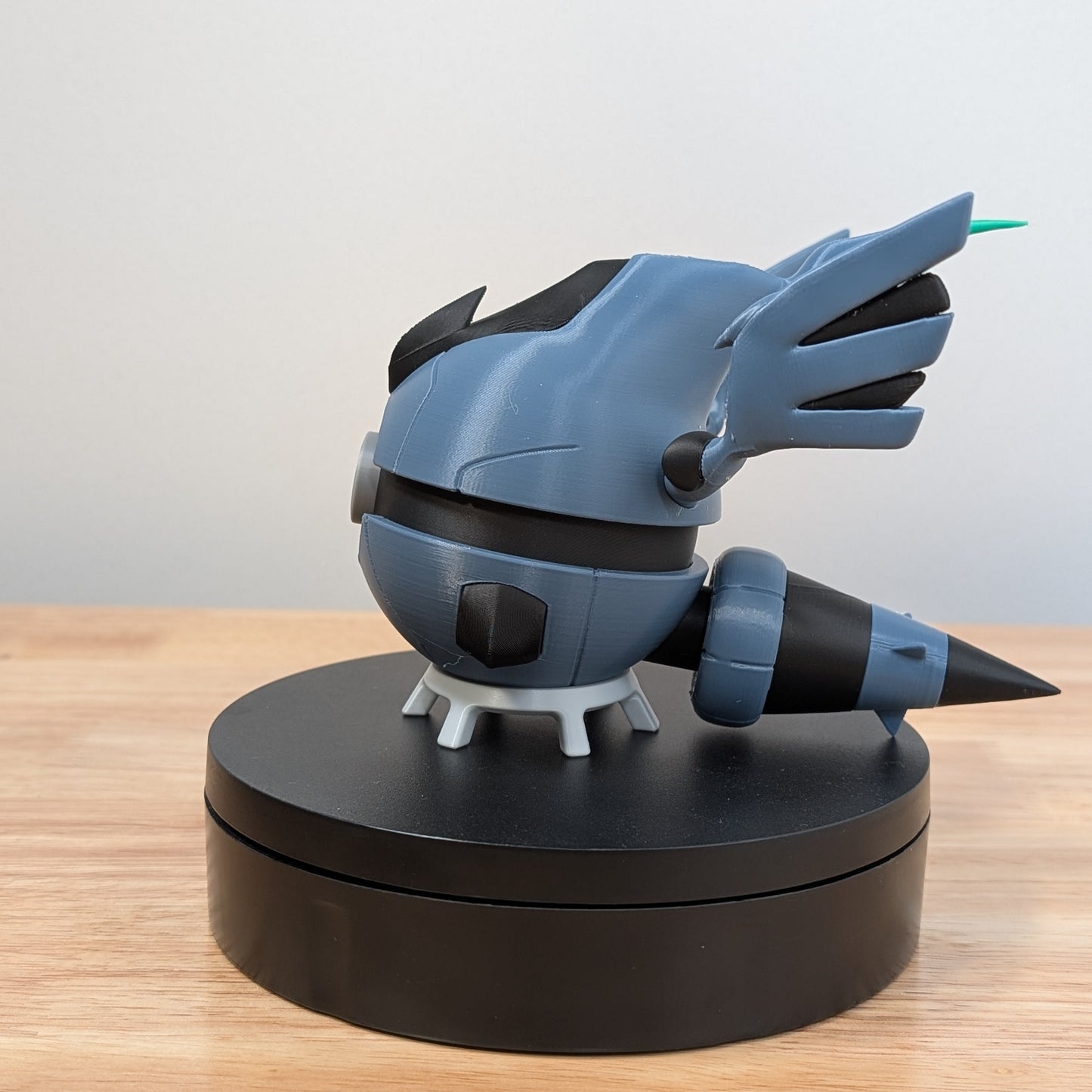 Zekrom Poke Ball | 3D Printed Display Ball