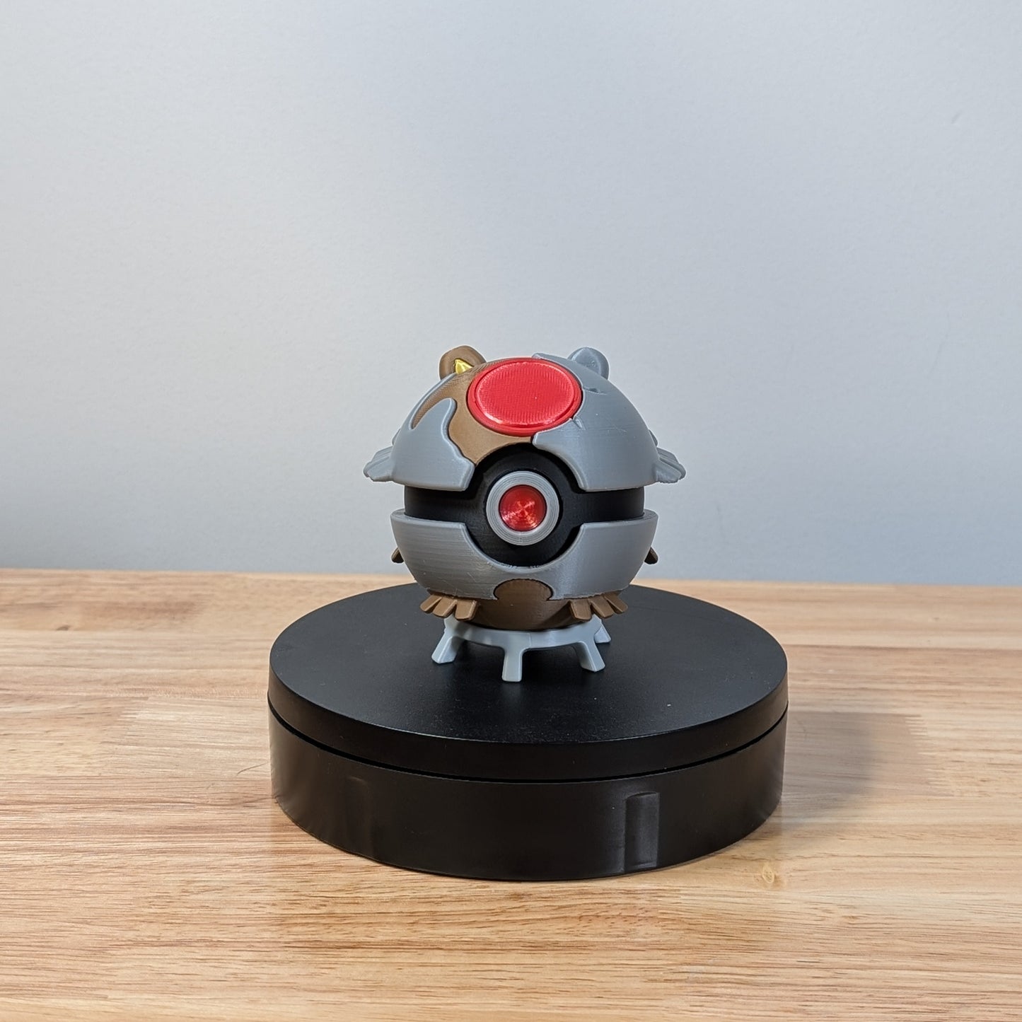 Ursaluna (Bloodmoon) Poke Ball | 3D Printed Display Ball