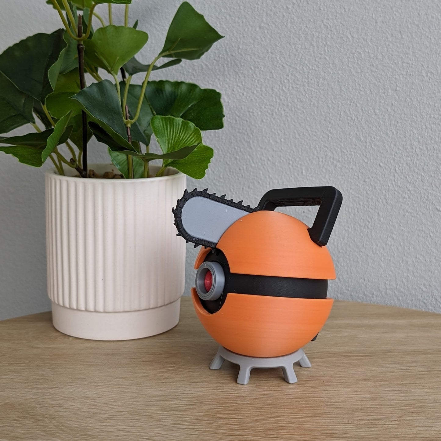 Pochita Poke Ball | 3D Printed Display Ball