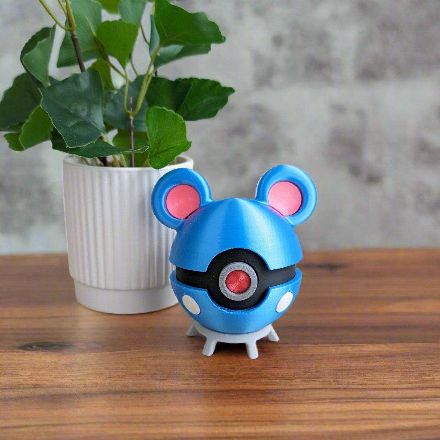 Azurill Poke Ball | 3D Printed Display Ball