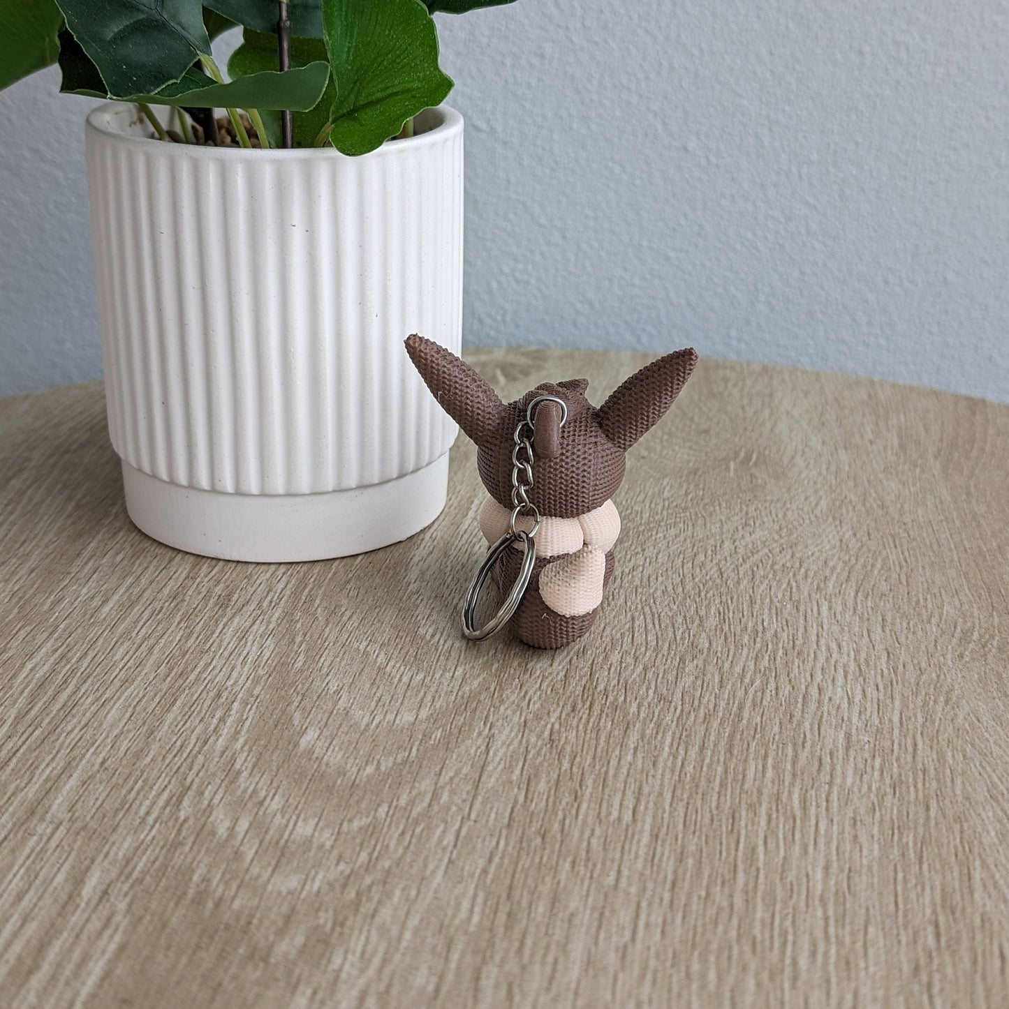 Eevee Crochet Keychain - 3D Printed