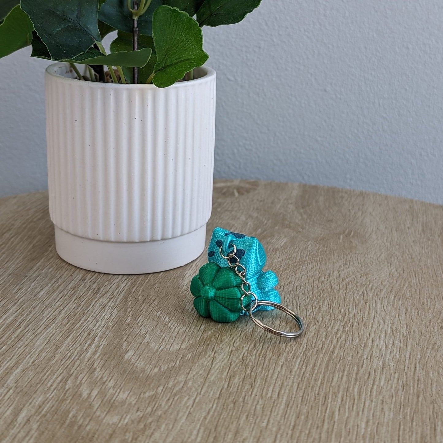 Bulbasaur Crochet Keychain - 3D Printed
