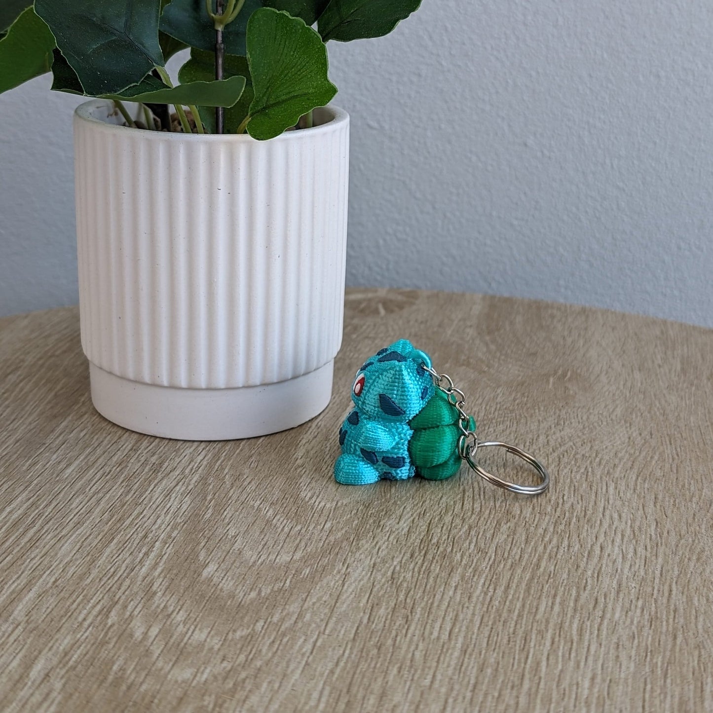 Bulbasaur Crochet Keychain - 3D Printed