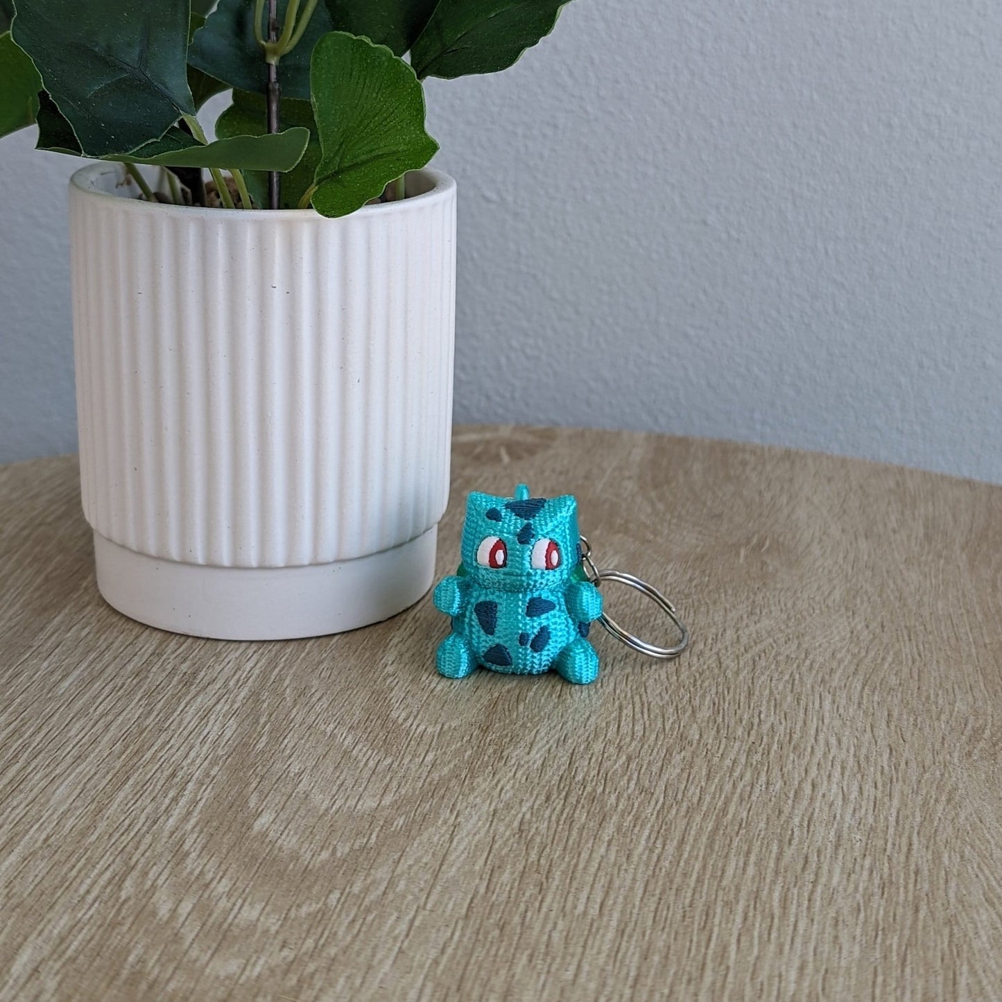 Bulbasaur Crochet Keychain - 3D Printed