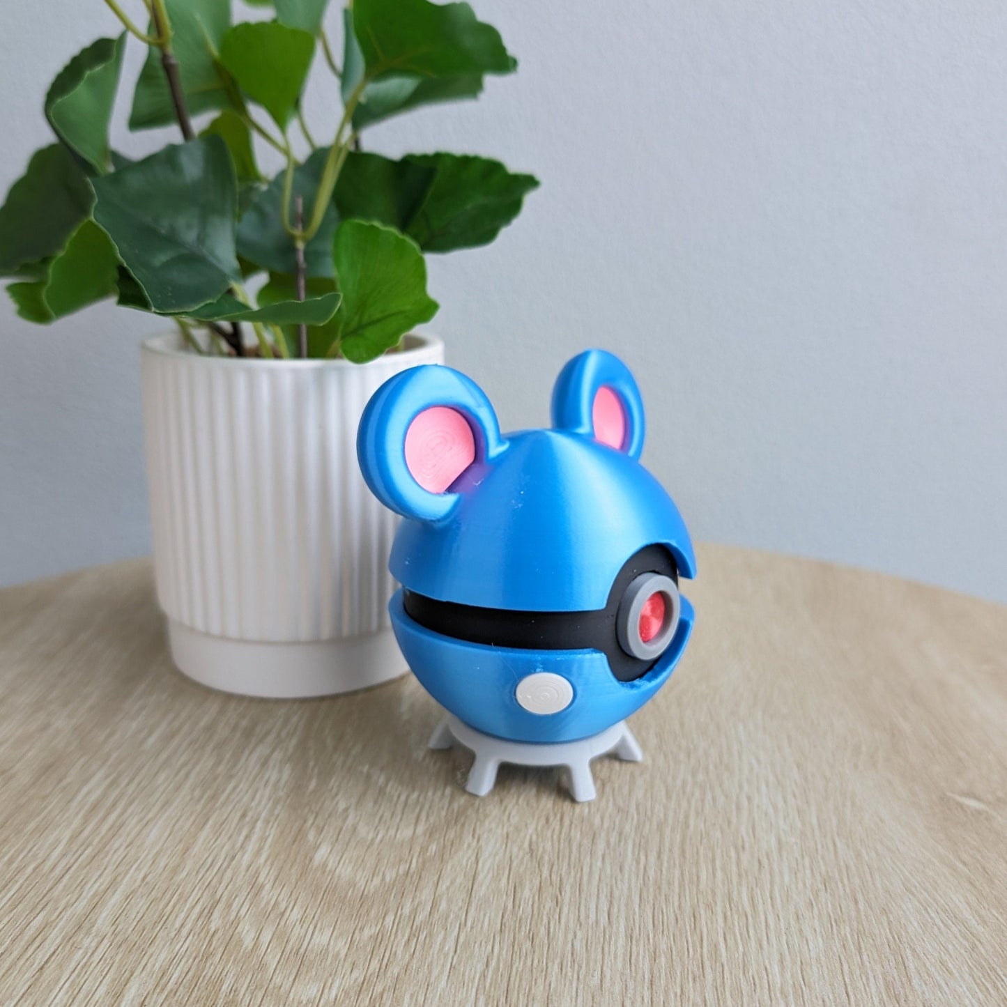 Azurill Poke Ball | 3D Printed Display Ball