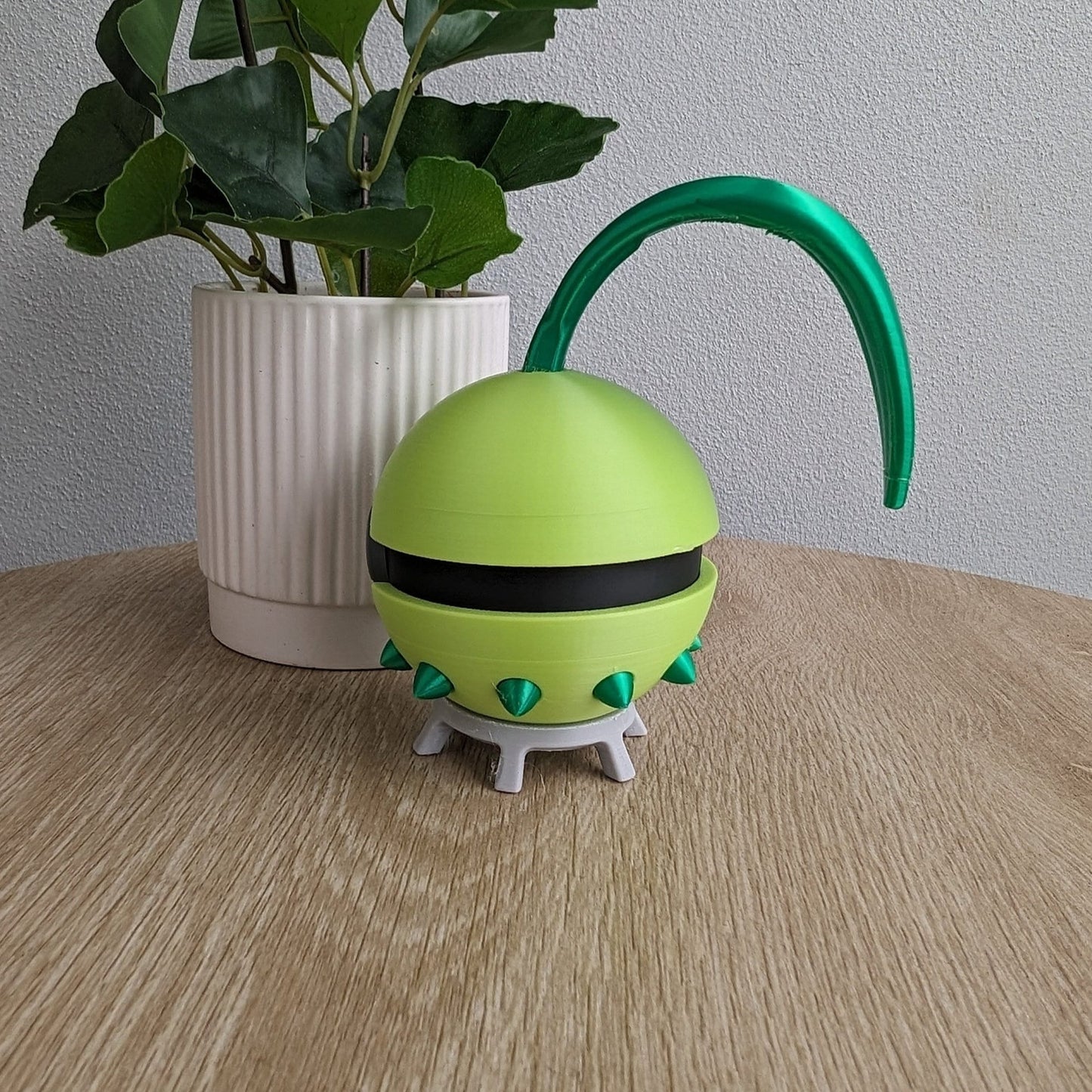 Chikorita Poke Ball | 3D Printed Display Ball