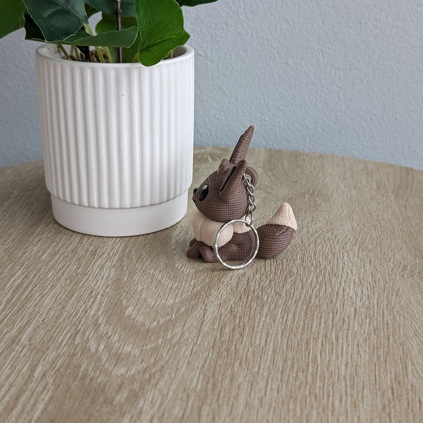 Eevee Crochet Keychain