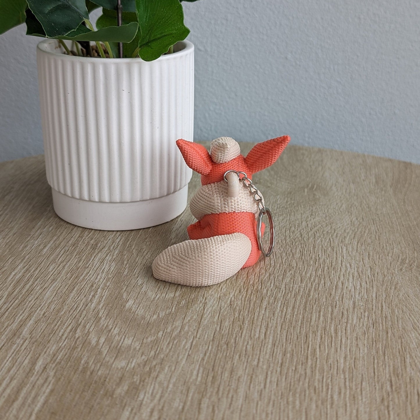 Flareon Crochet Keychain - 3D Printed
