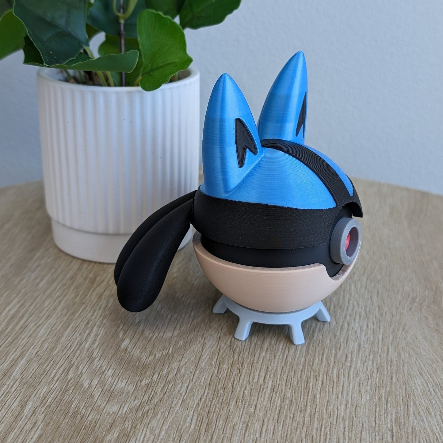 Lucario Poke Ball | 3D Printed Display Ball
