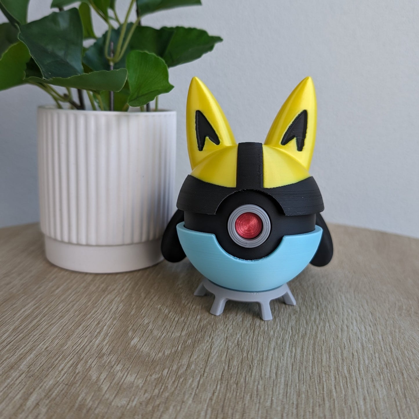 Lucario Poke Ball | 3D Printed Display Ball
