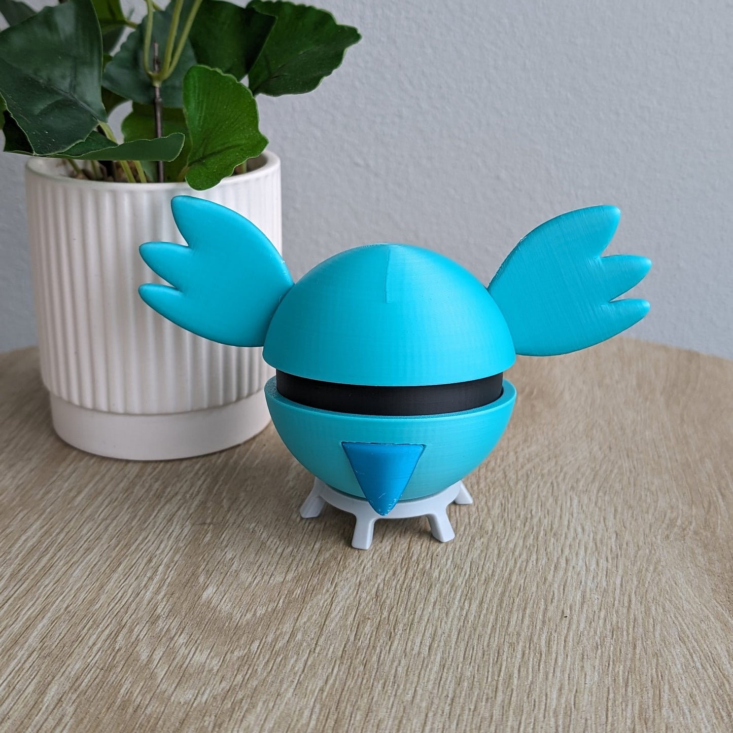 Rowlet Poke Ball | 3D Printed Display Ball