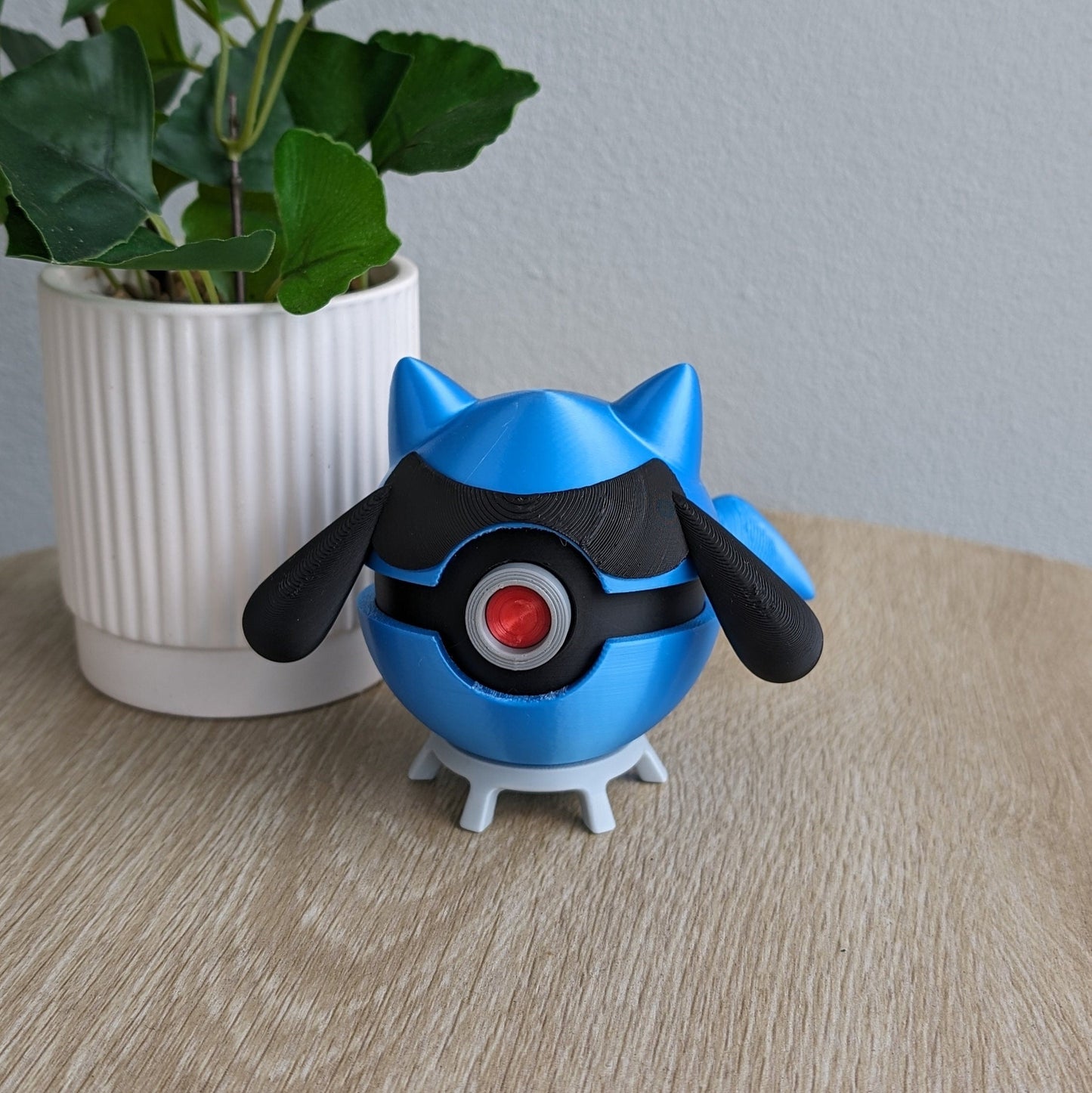 Riolu Poke Ball | 3D Printed Display Ball