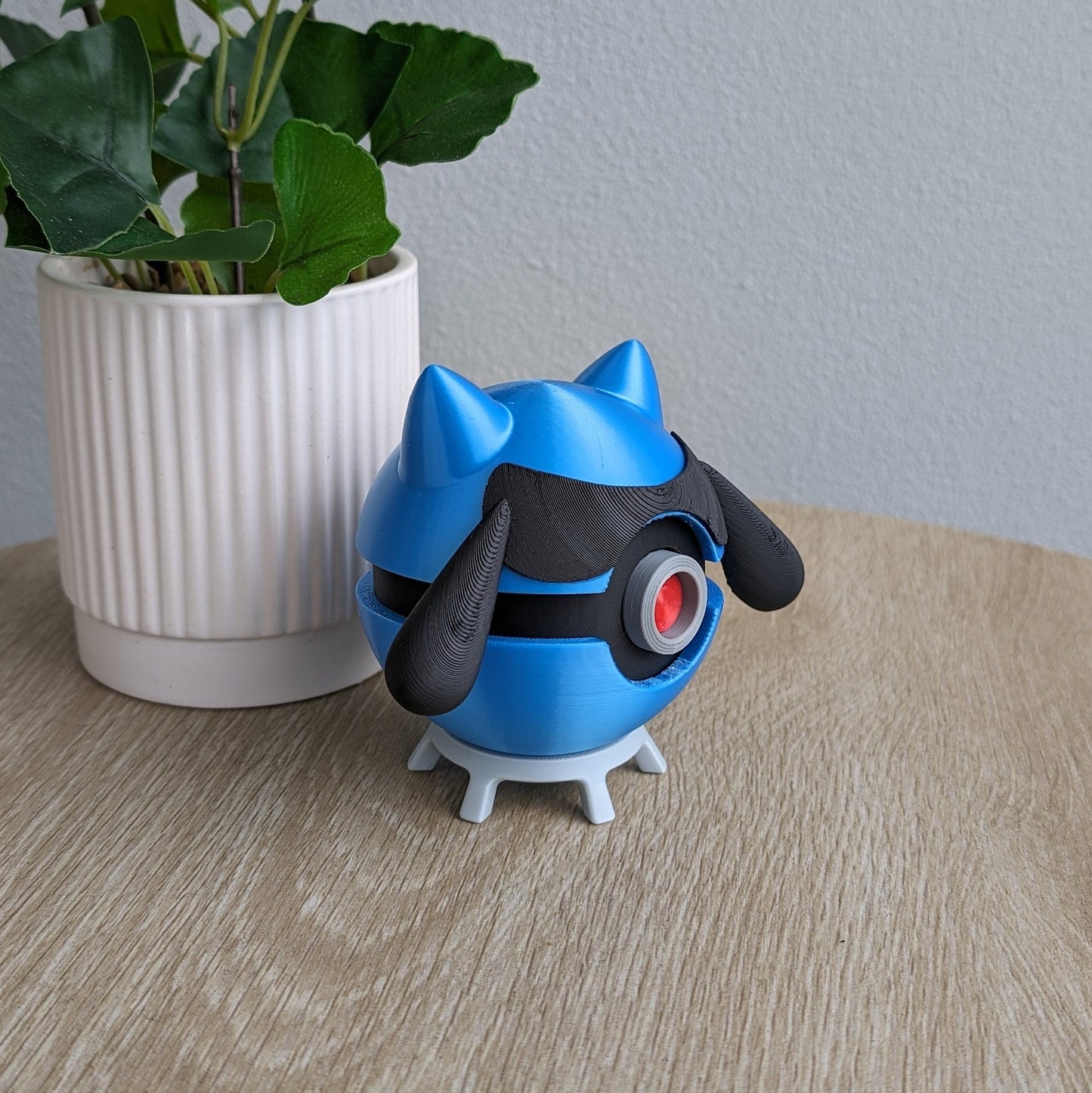 Riolu Poke Ball | 3D Printed Display Ball