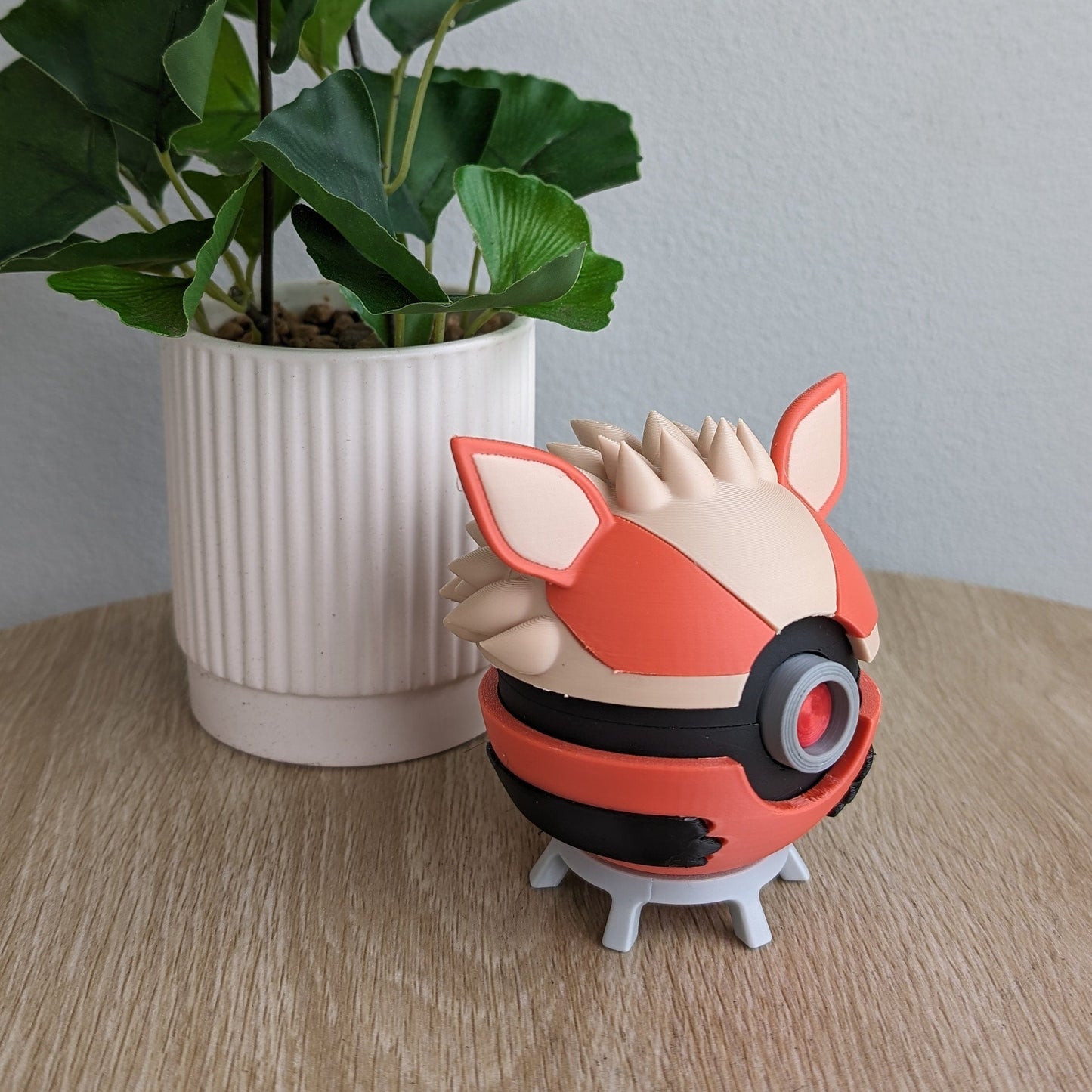 Arcanine Poke Ball | 3D Printed Display Ball