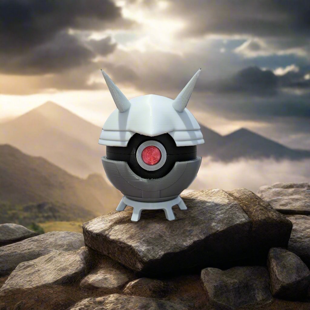 Aggron Poke Ball | 3D Printed Display Ball