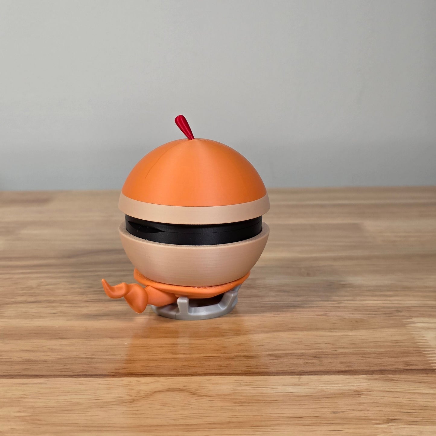 Scraggy Poke Ball | 3D Printed Display Ball