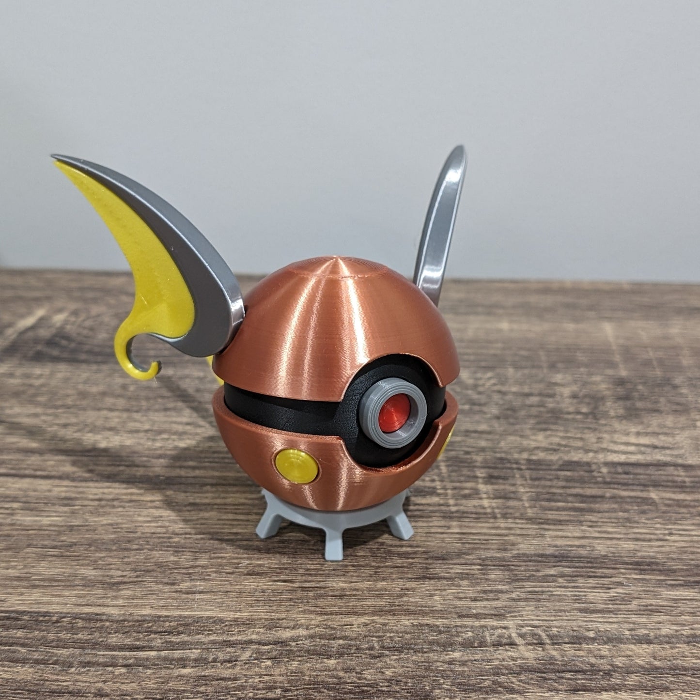 Raichu Poke Ball | 3D Printed Display Ball