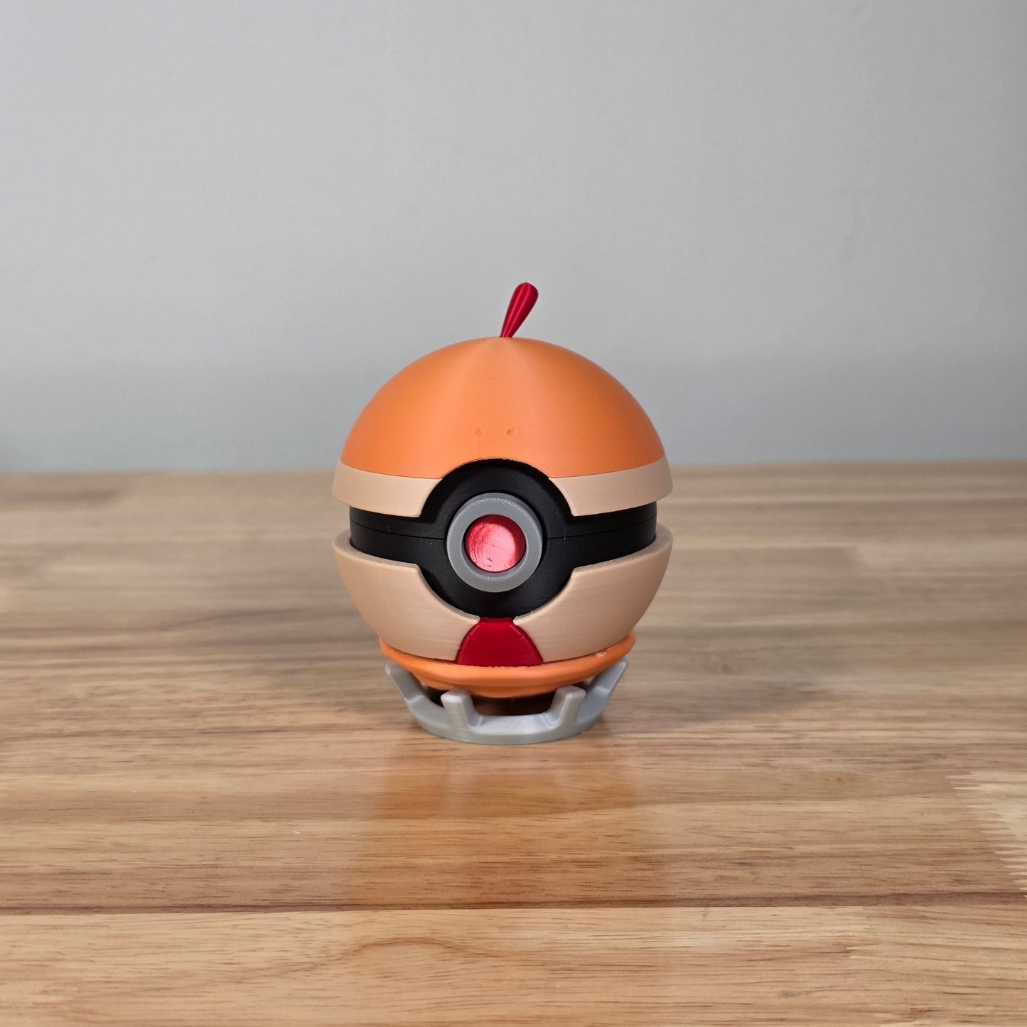 Scraggy Poke Ball | 3D Printed Display Ball