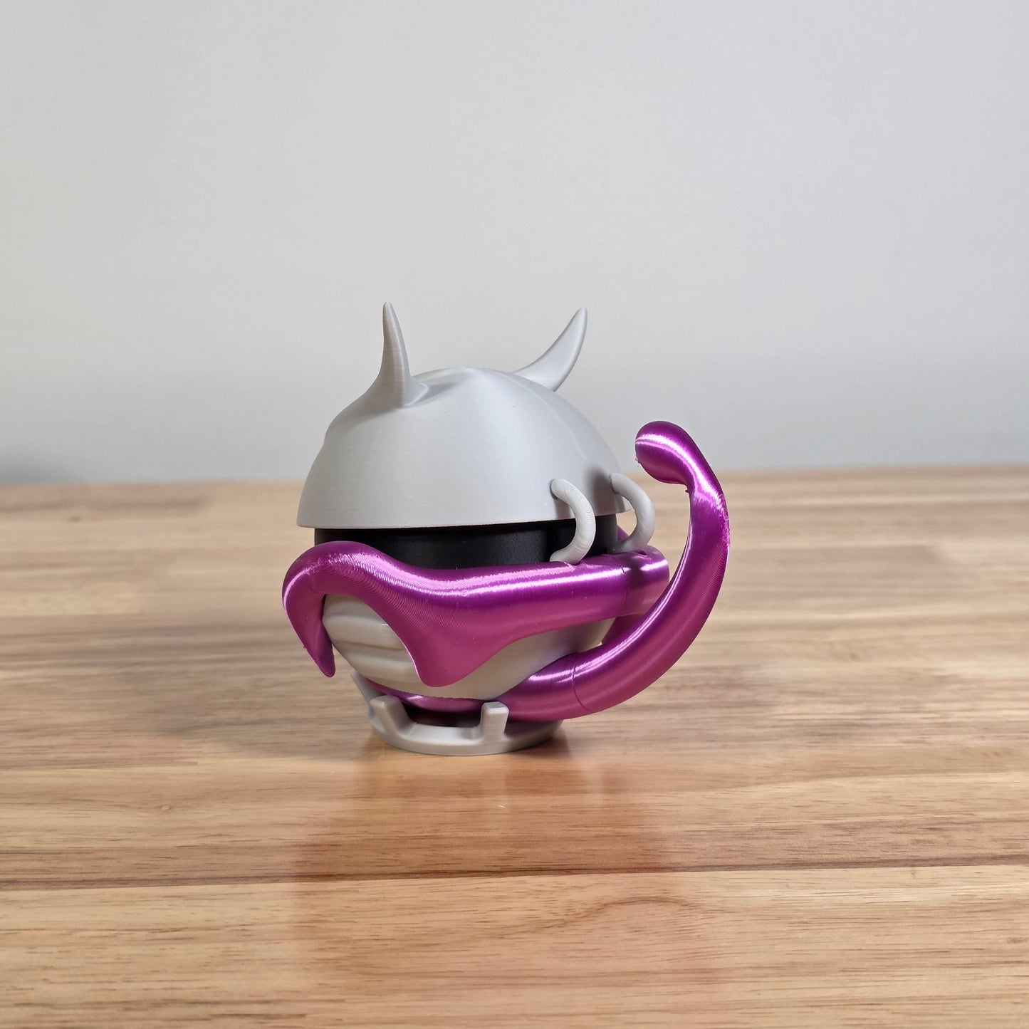 Mewtwo (Mega X) Poke Ball | 3D Printed Display Ball