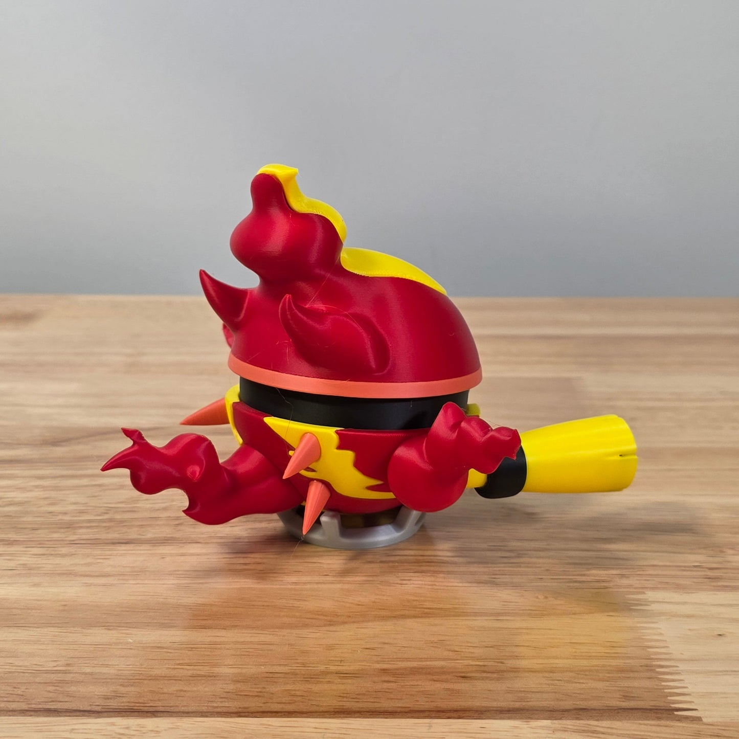 Magmortar Poke Ball | 3D Printed Display Ball