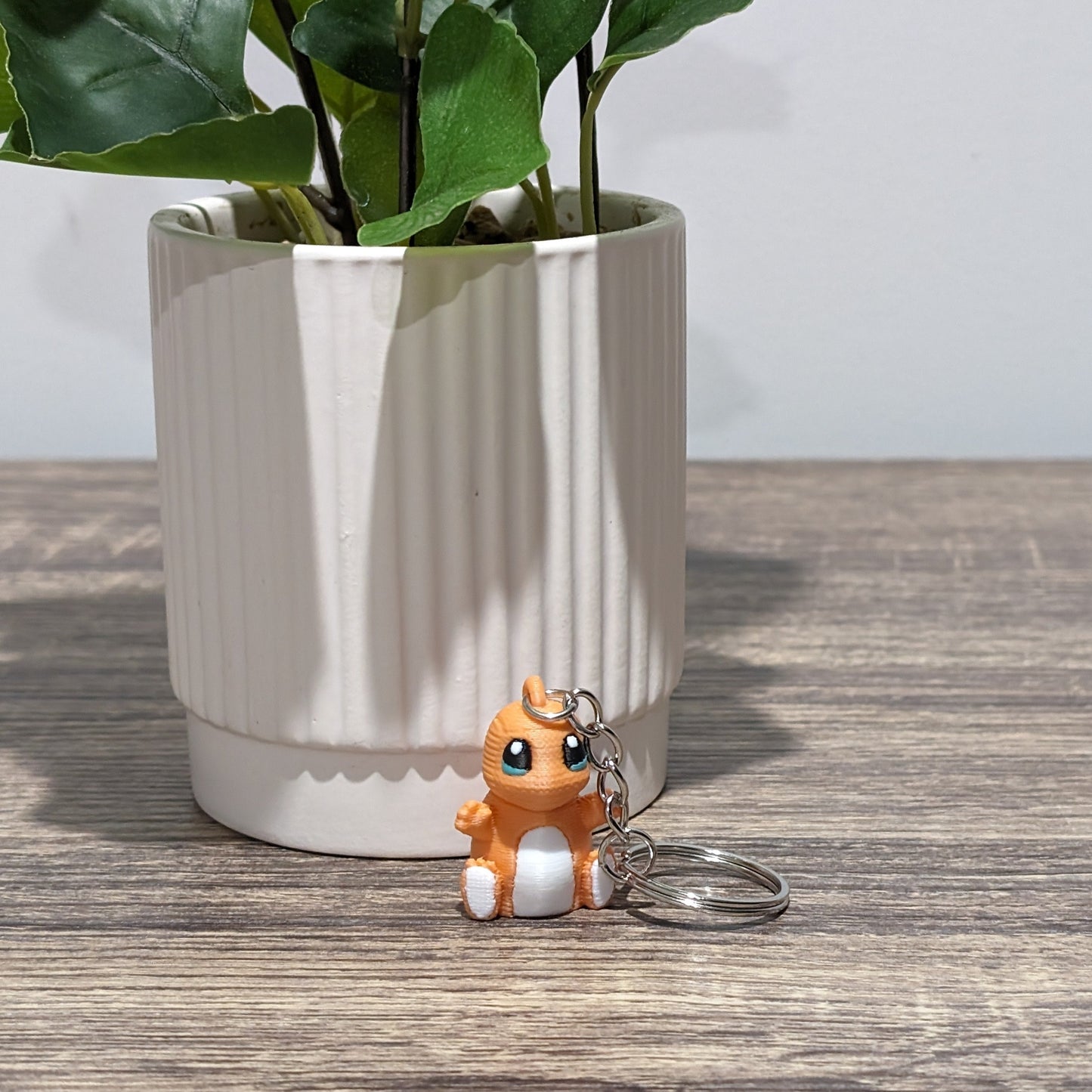 Charmander Crochet Keychain - 3D Printed