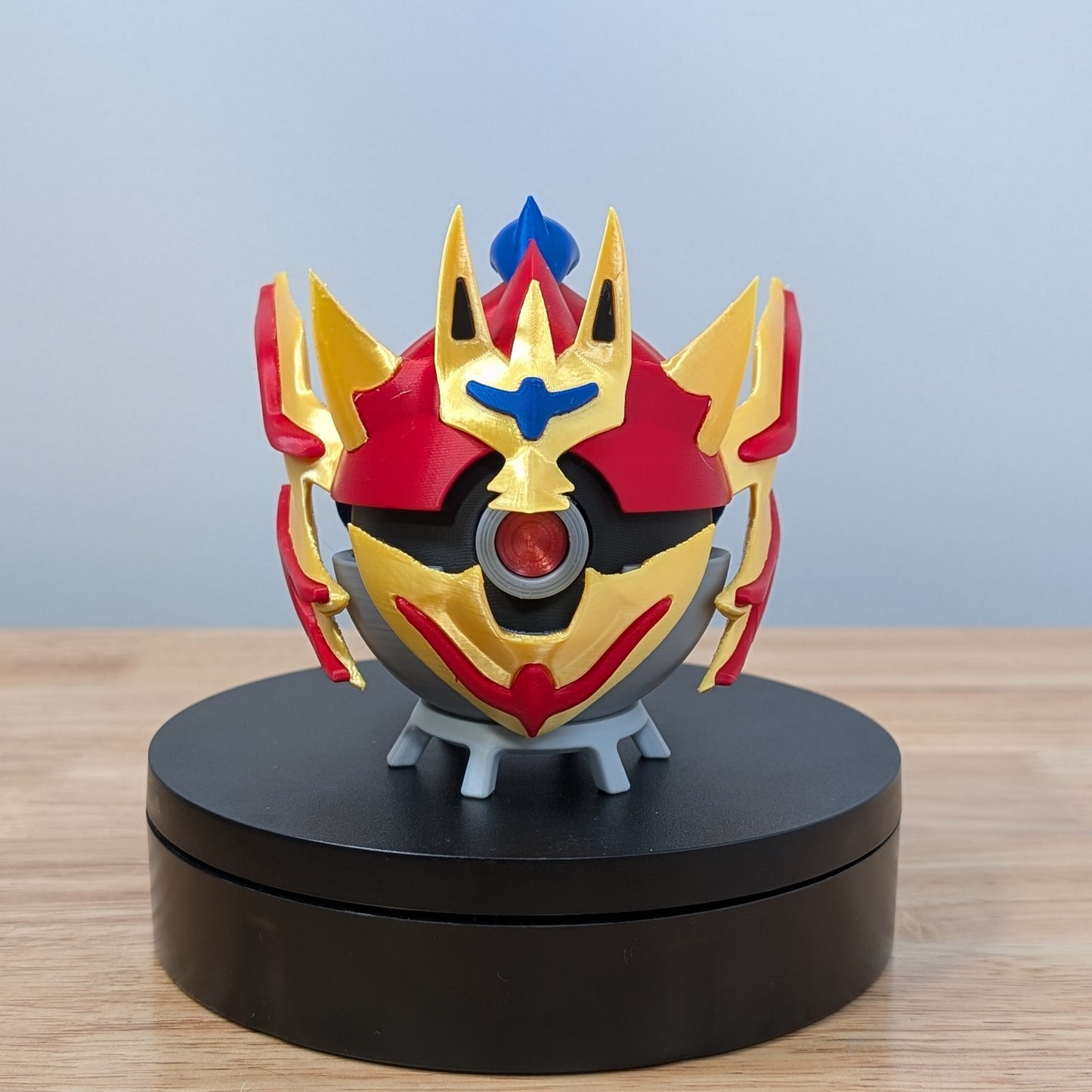 Zamazenta (Shield) Poke Ball | 3D Printed Display Ball