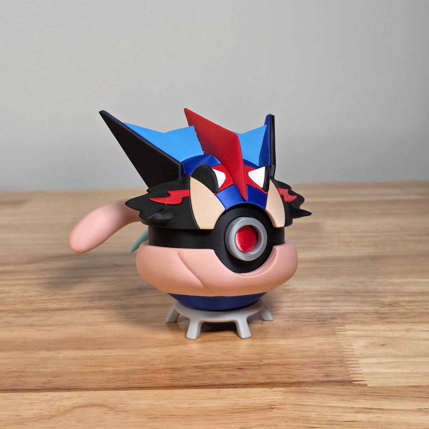 Greninja (Ash) Poke Ball | 3D Printed Display Ball