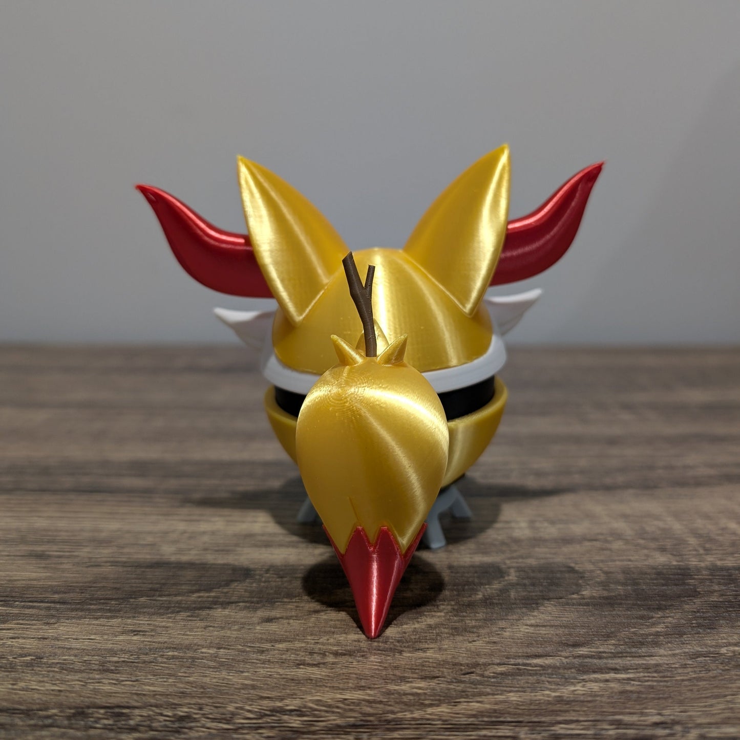 Braixen Poke Ball | 3D Printed Display Ball
