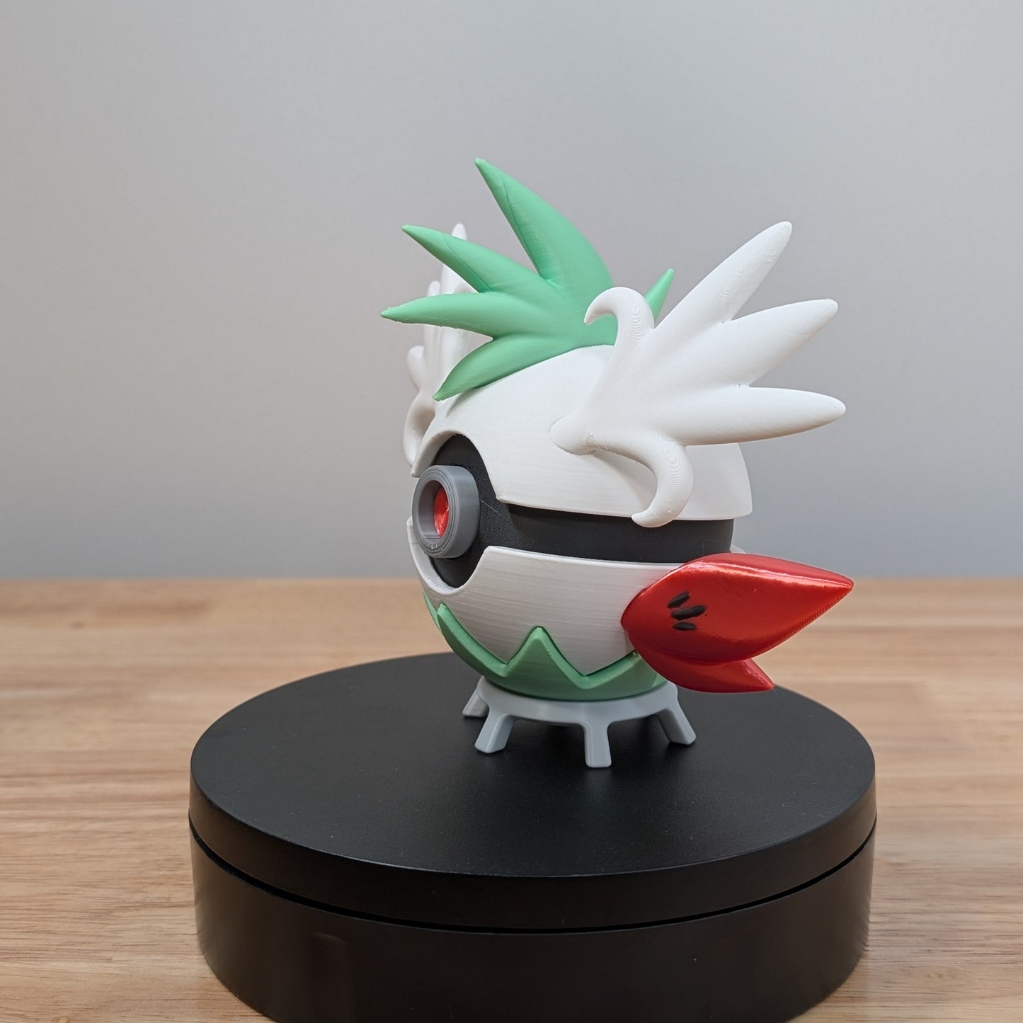 Shaymin (Sky Form) Poke Ball | 3D Printed Display Ball