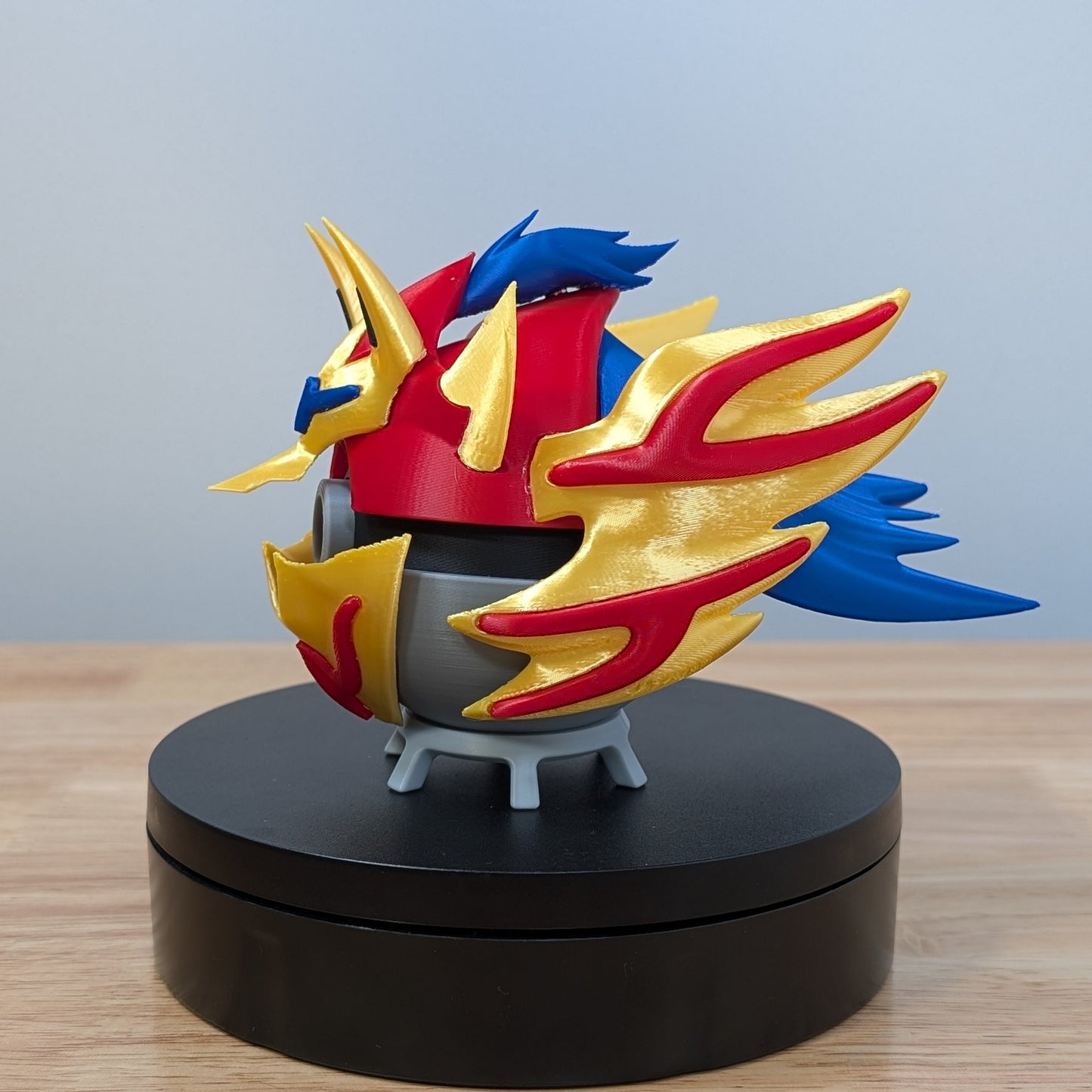 Zamazenta (Shield) Poke Ball | 3D Printed Display Ball