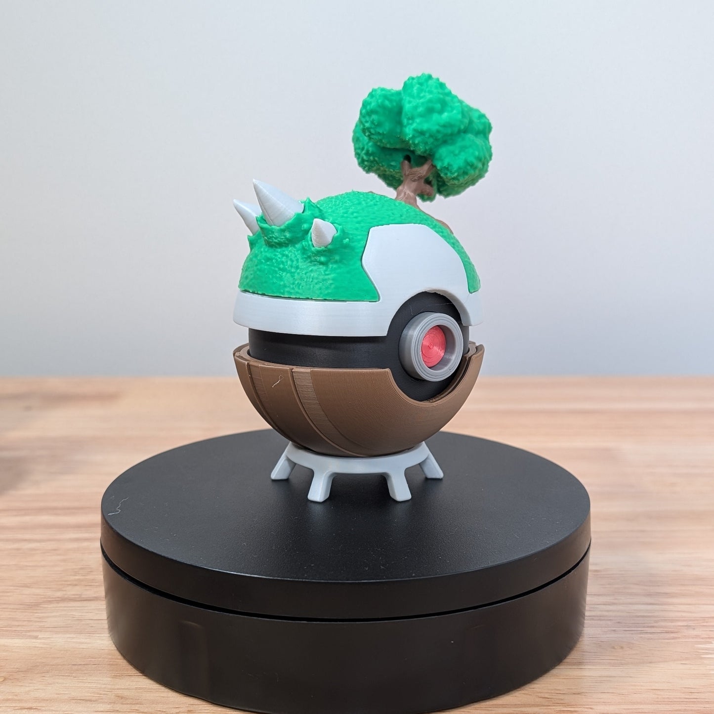 Torterra Poke Ball | 3D Printed Display Ball