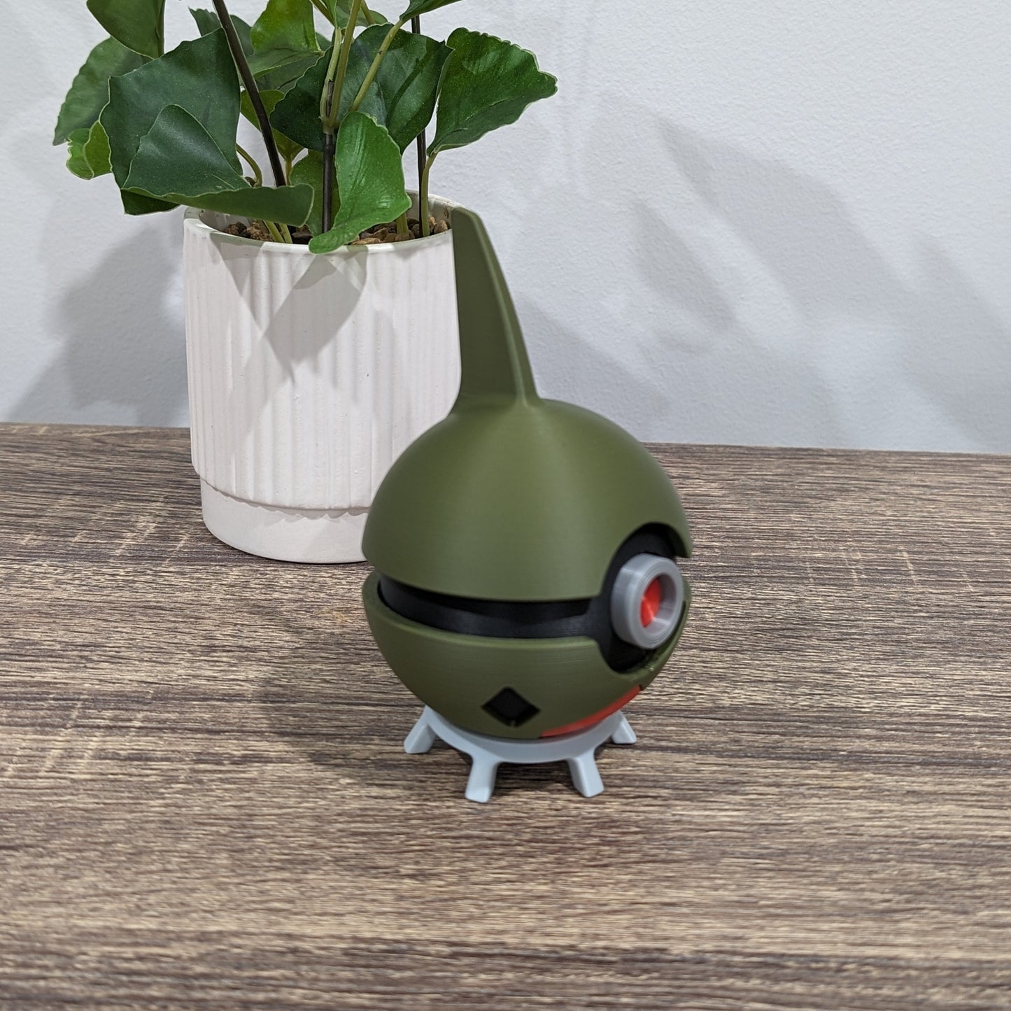 Larvitar Poke Ball | 3D Printed Display Ball