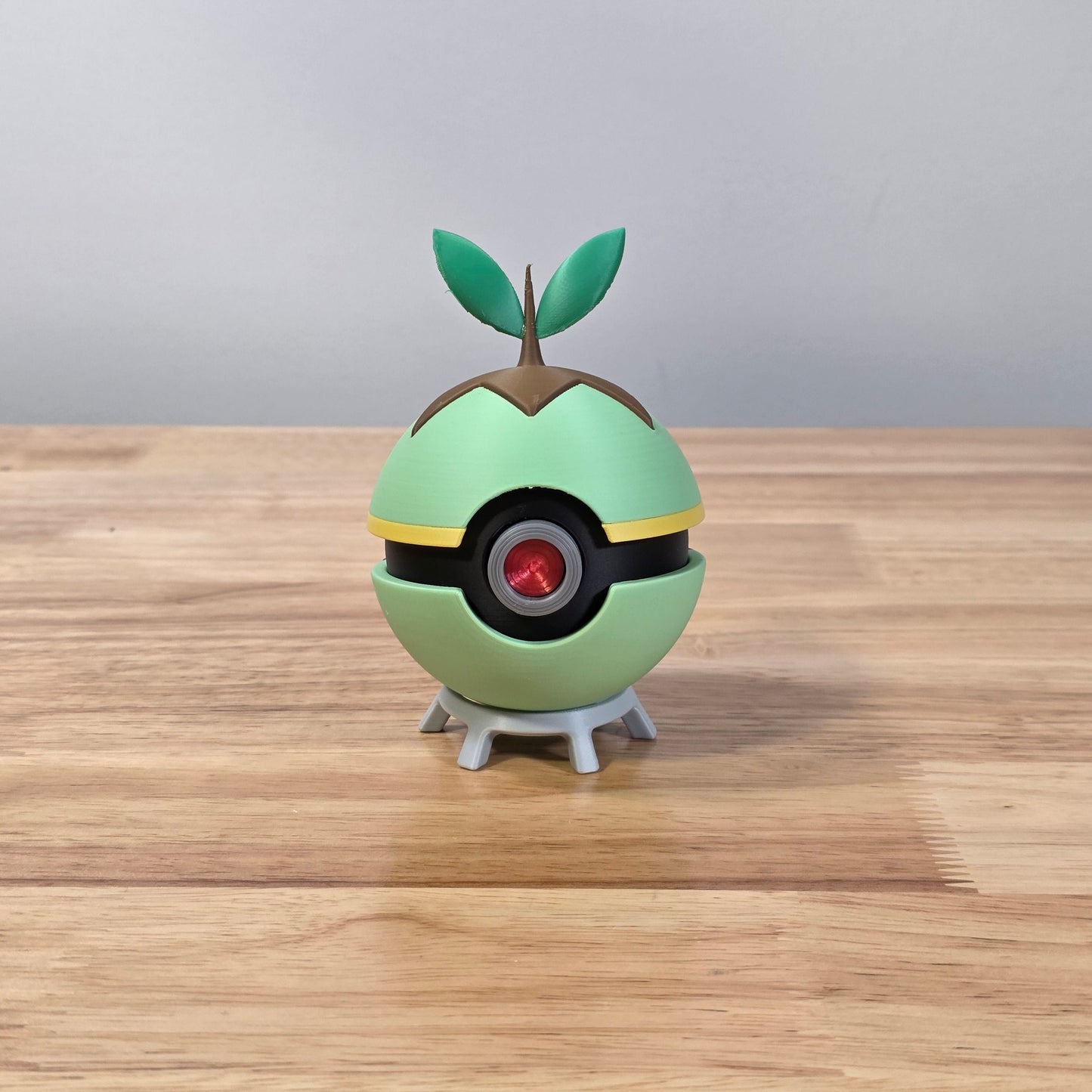 Turtwig Poke Ball | 3D Printed Display Ball