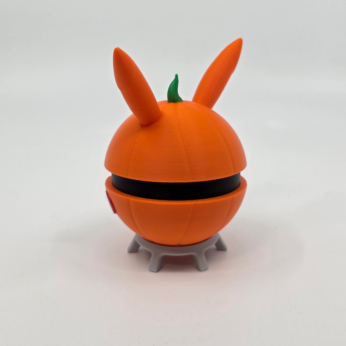 Pikachu Pumpkin Poke Ball | 3D Printed Display Ball