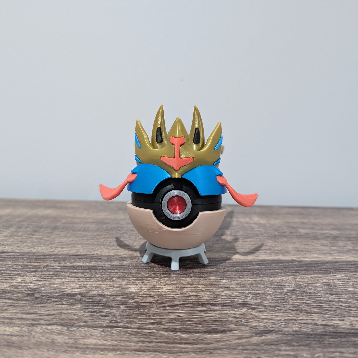 Zacian (Sword) Poke Ball | 3D Printed Display Ball