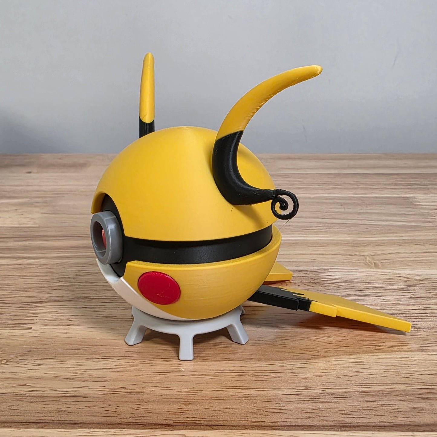 Raichu (Mega X) Poke Ball | 3D Printed Display Ball