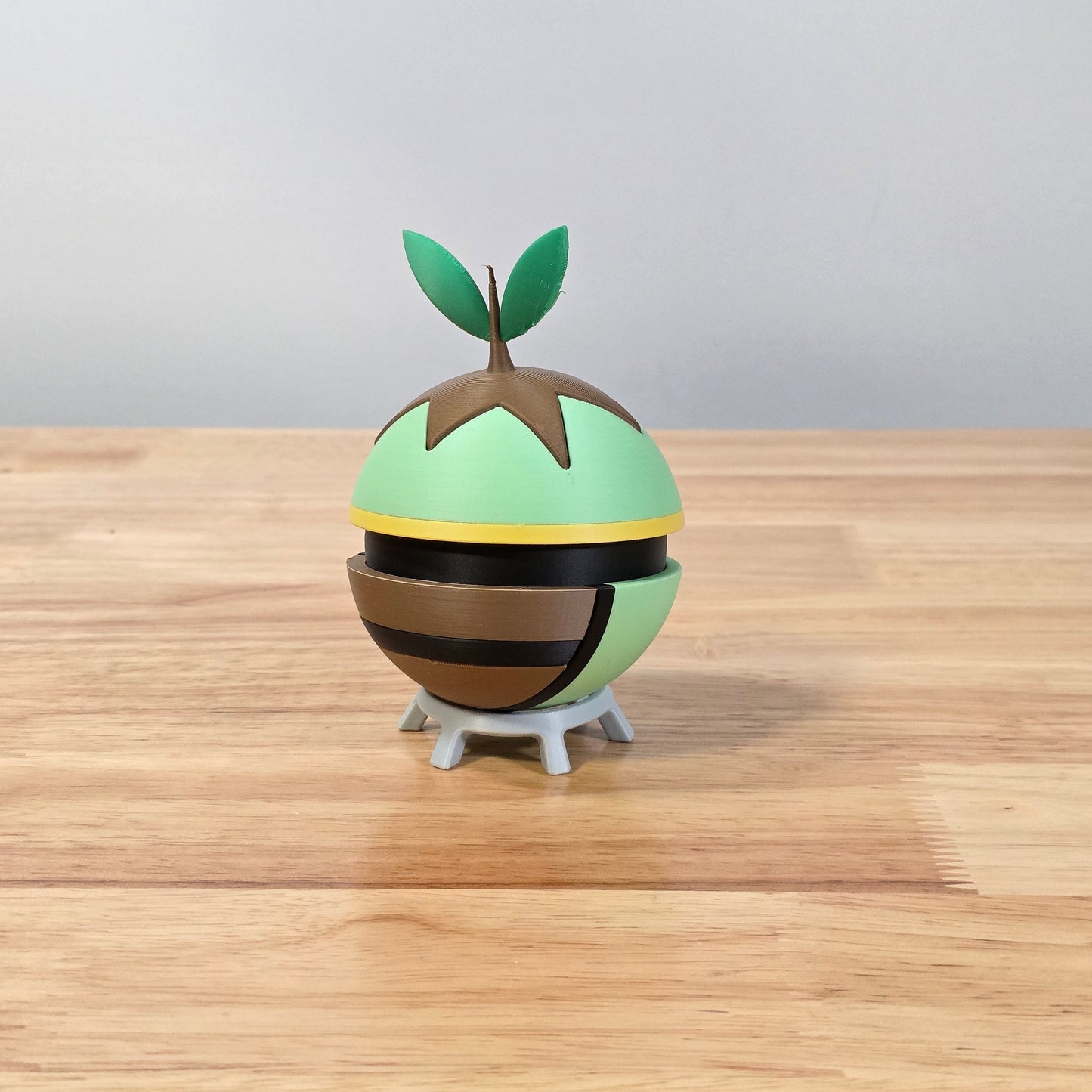 Turtwig Poke Ball | 3D Printed Display Ball