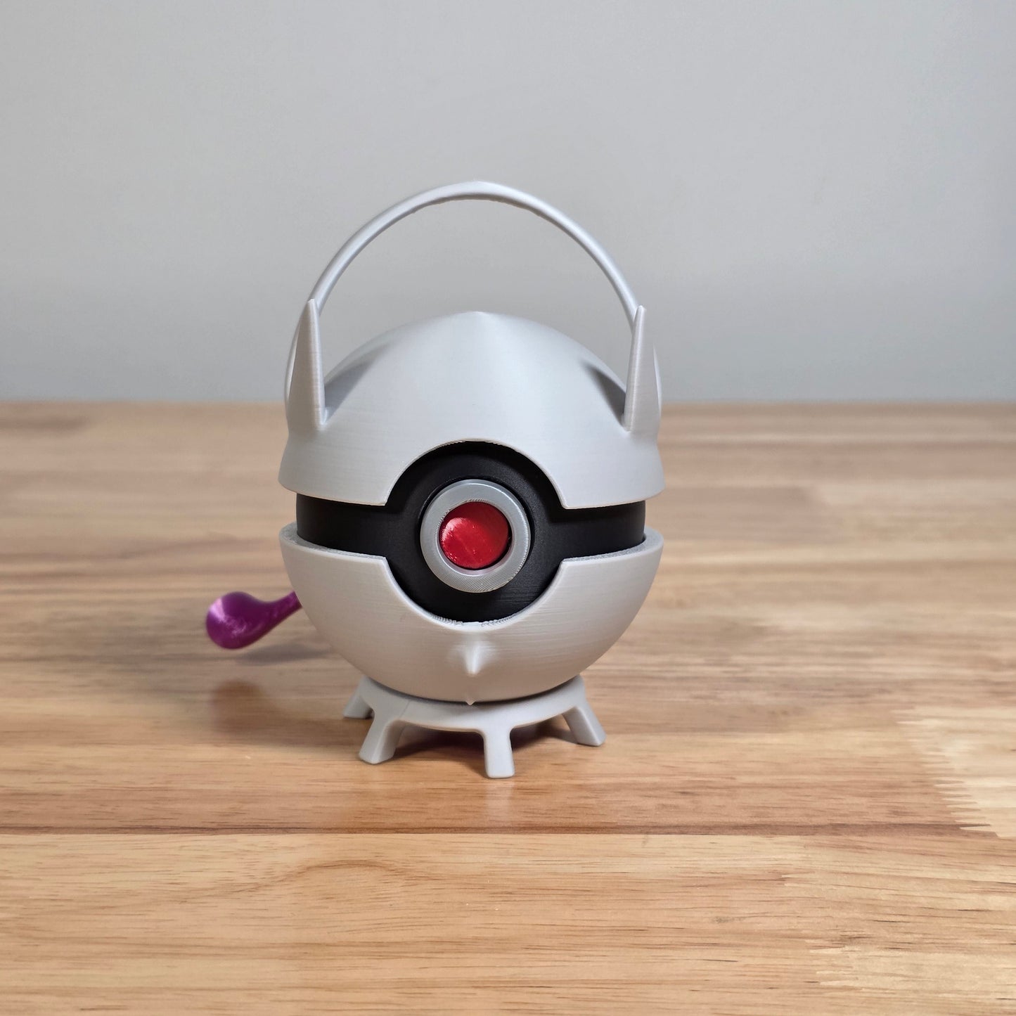 Mewtwo (Mega Y) Poke Ball | 3D Printed Display Ball