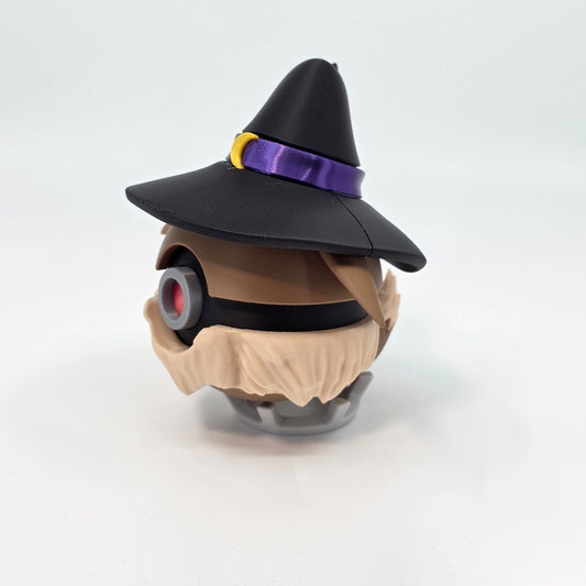 Eevee Witch Poke Ball – Custom Themed 3D Printed Model | Durable PLA Display
