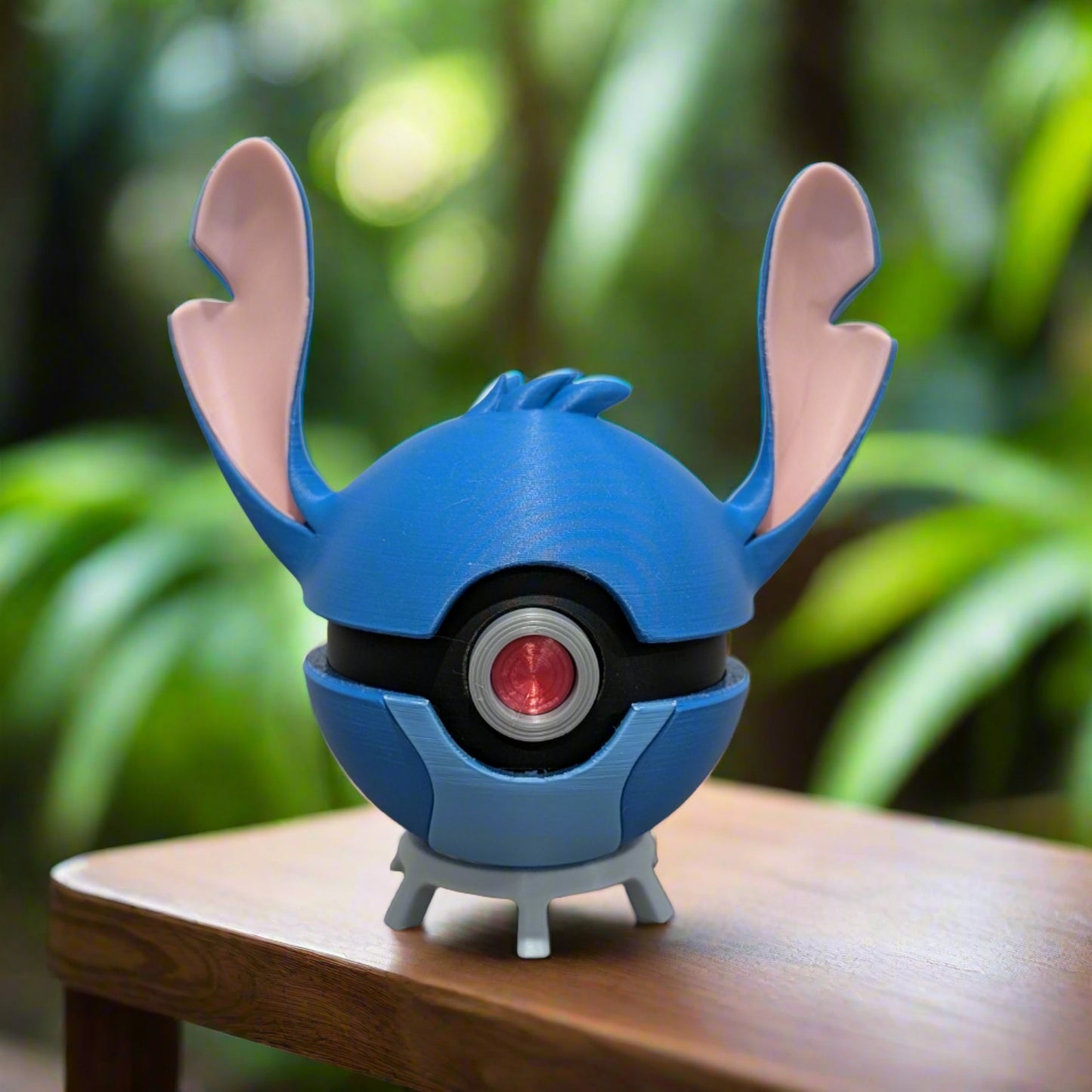Stitch Poke Ball | 3D Printed Display Ball