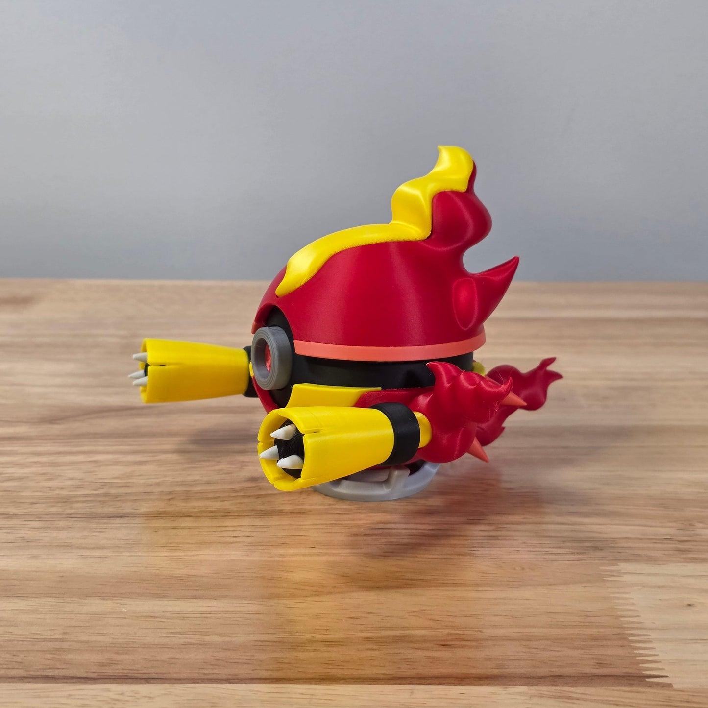 Magmortar Poke Ball | 3D Printed Display Ball