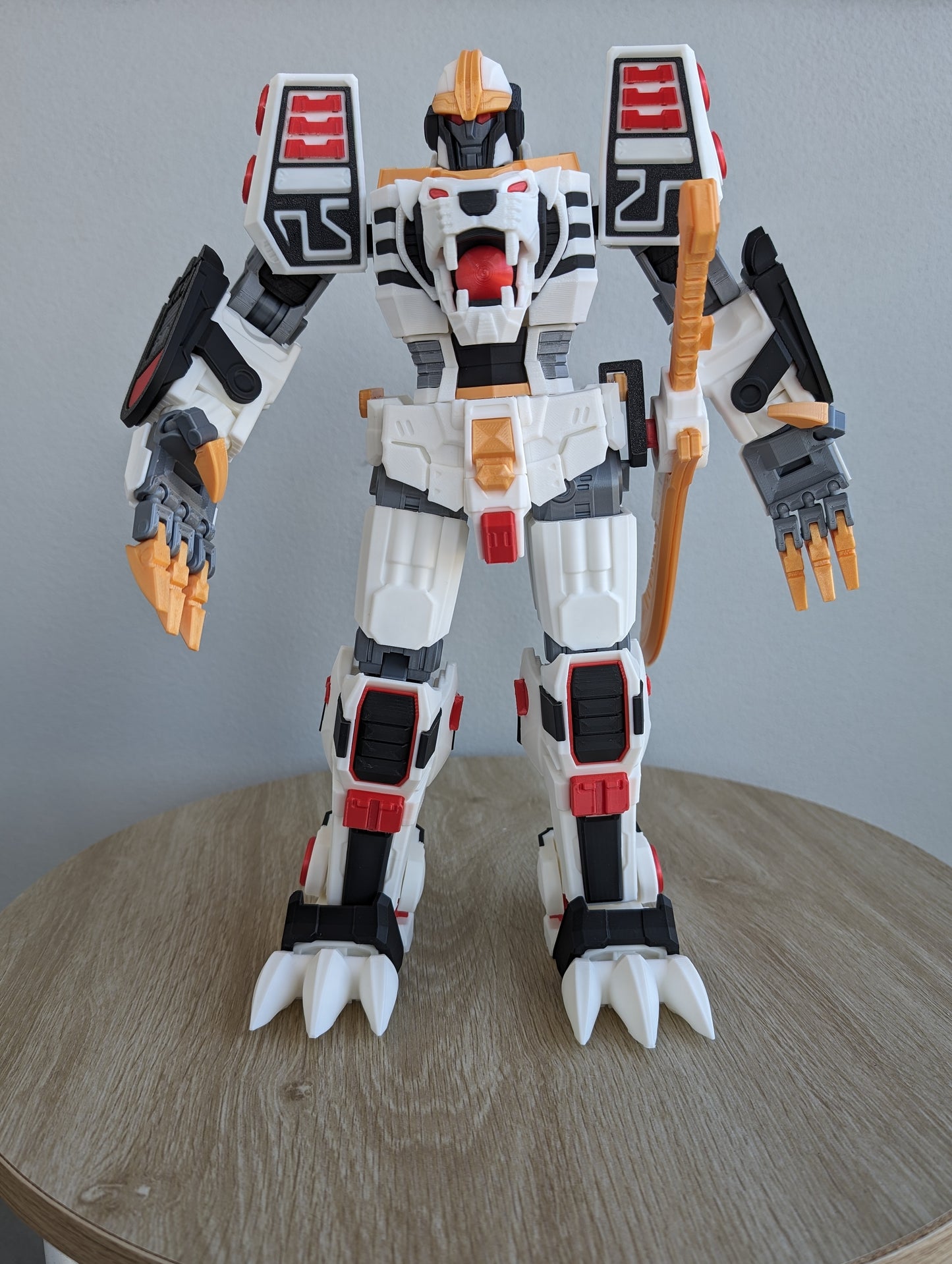 King Tiger (Tiger Zord) Articulated - 3D Print